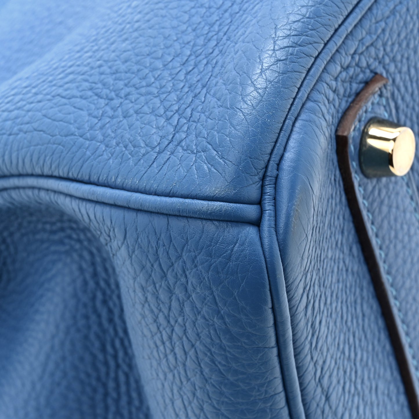 Togo Birkin 35 Bleu Azteque