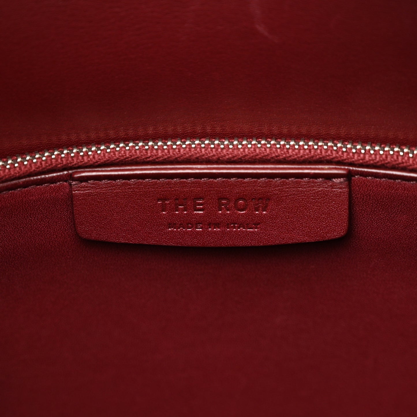 Calfskin Lux Satchel Burgundy