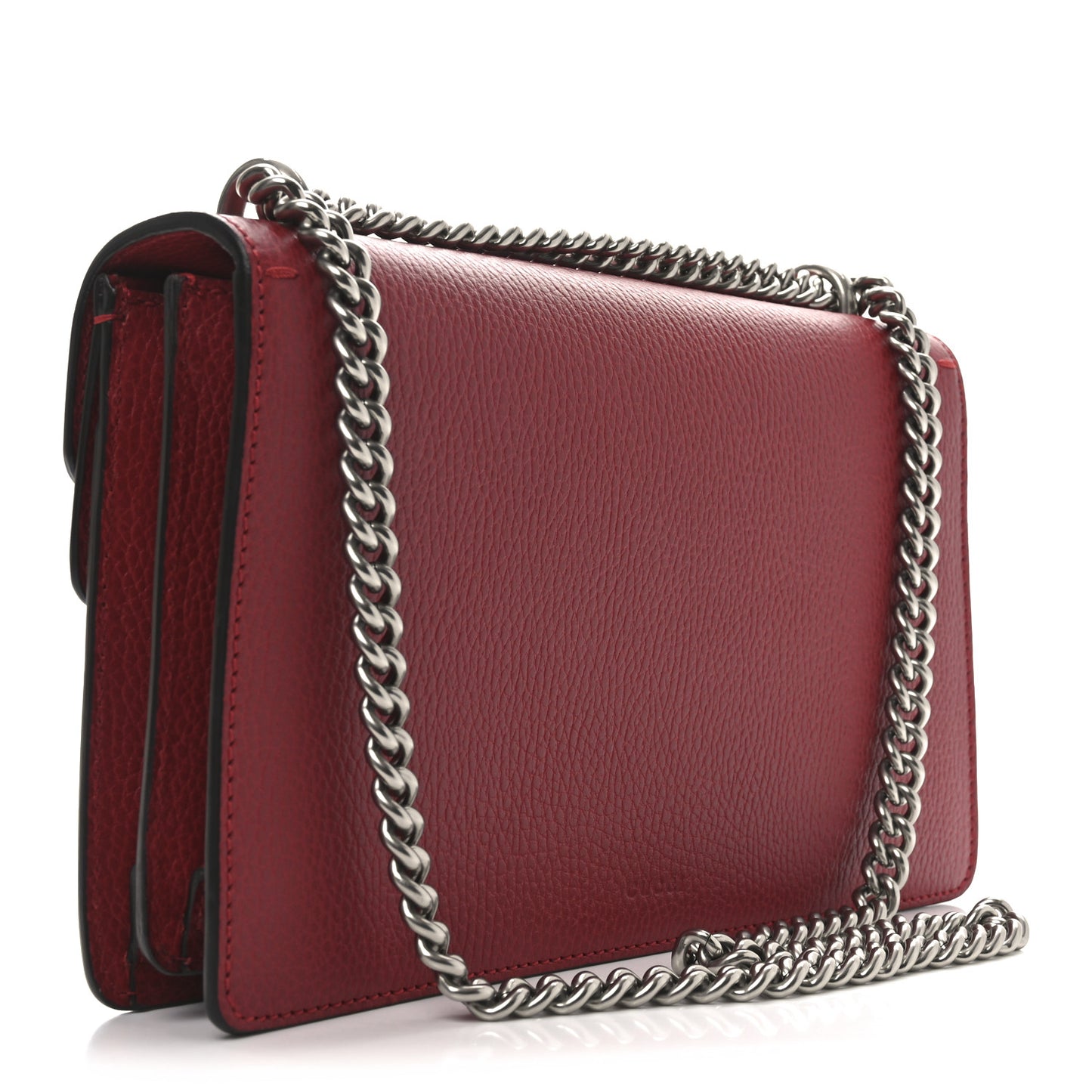 Dollar Calfskin Swarovski Crystal Small Dionysus Shoulder Bag Hibiscus Red
