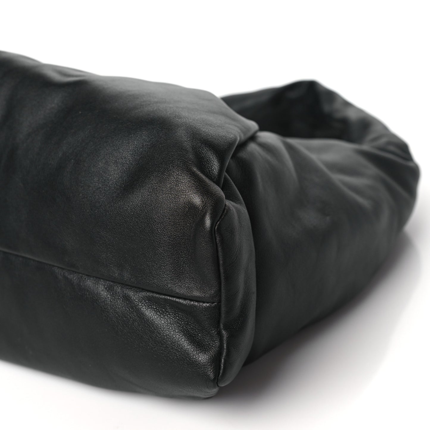 Smooth Butter Calfskin Small The Shoulder Pouch Black