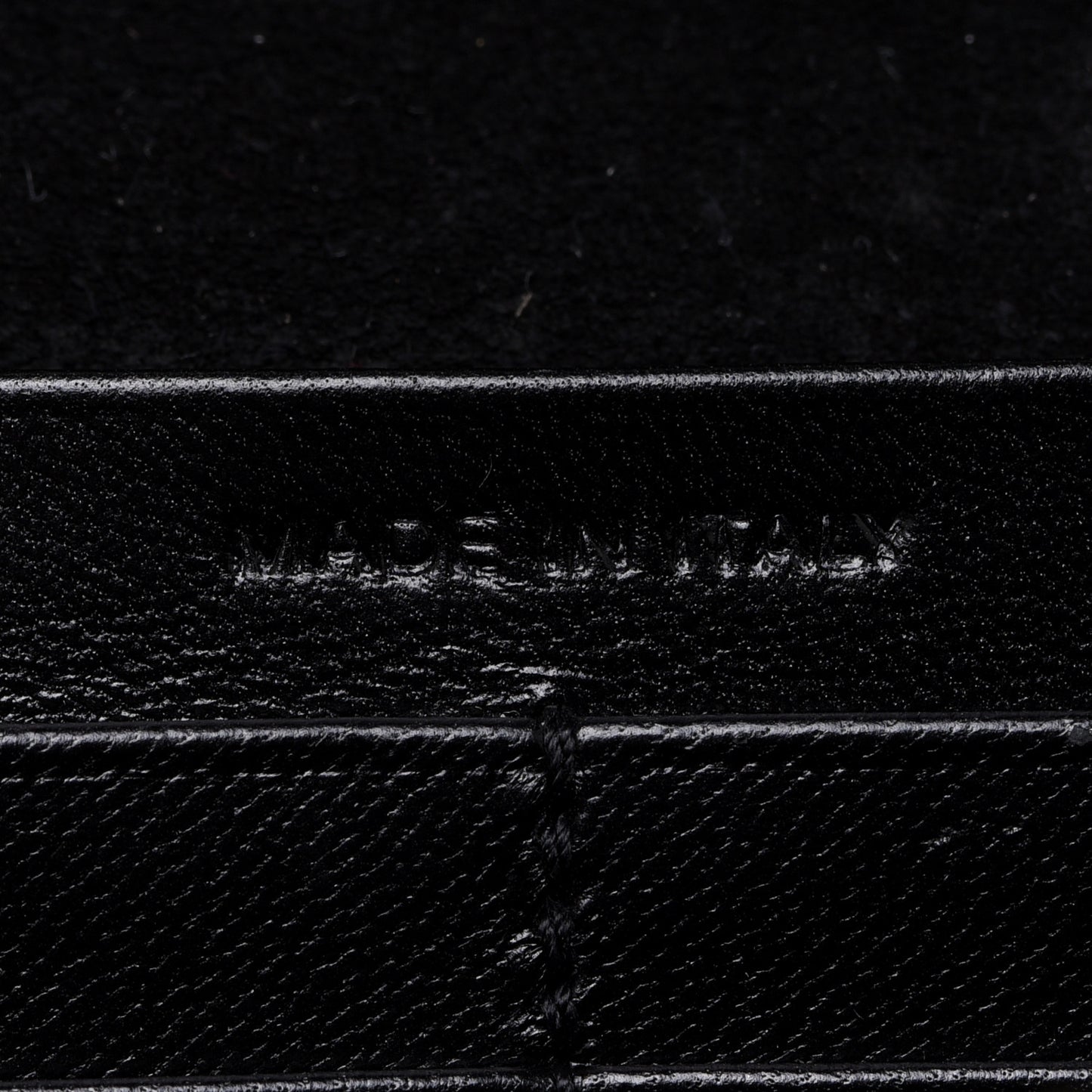 Grained Metallic Calfskin Monogram Chain Wallet Gold