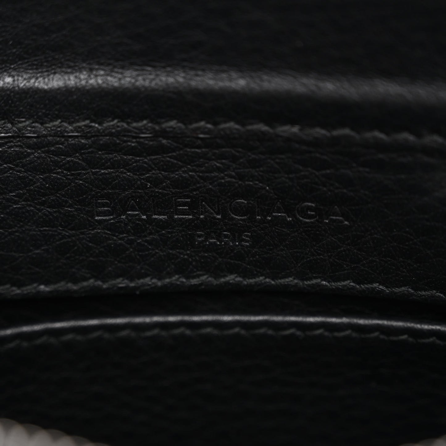 Veau Papier Triple XS Zip Around Crossbody Black