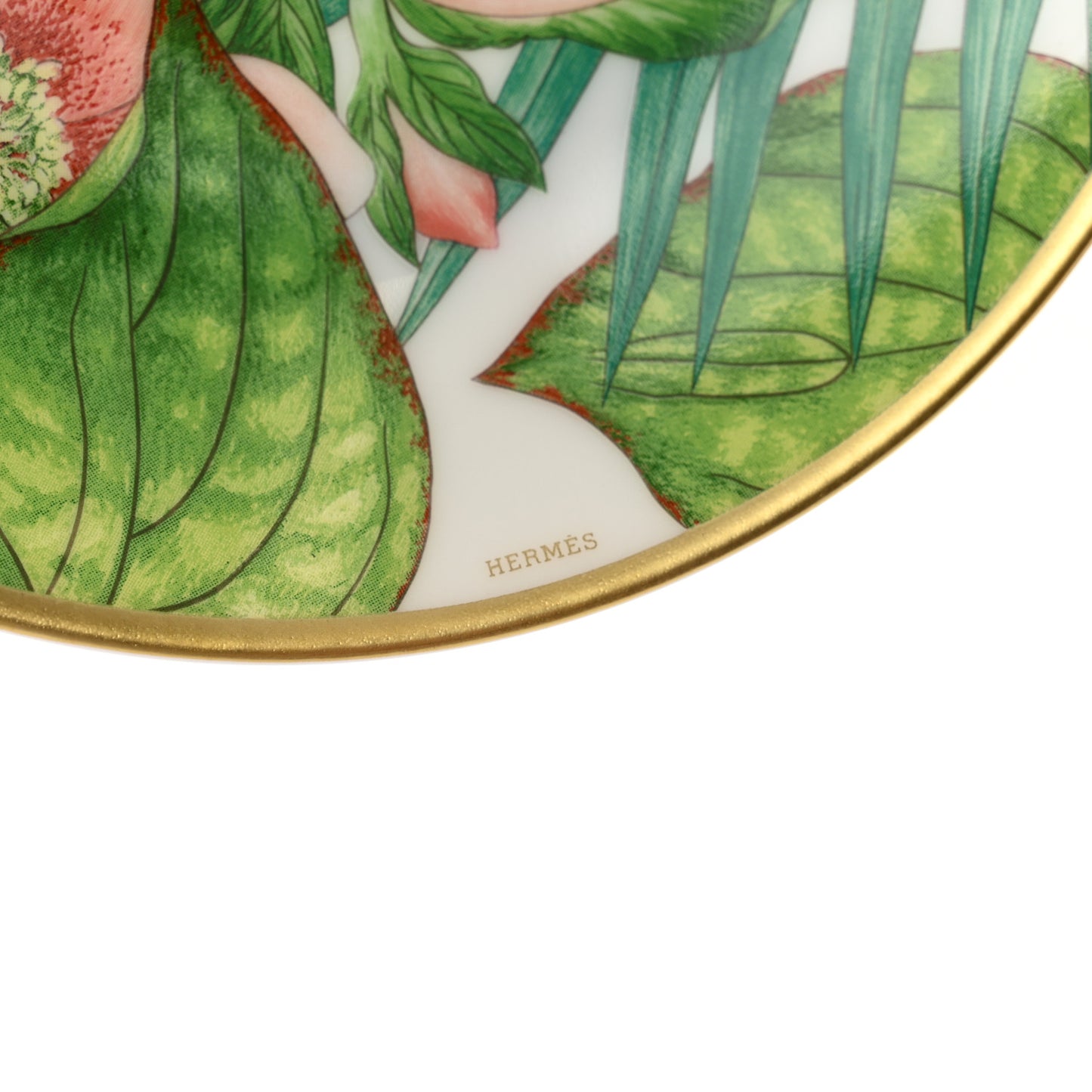 Porcelain Passifolia Tea Cup And Saucer