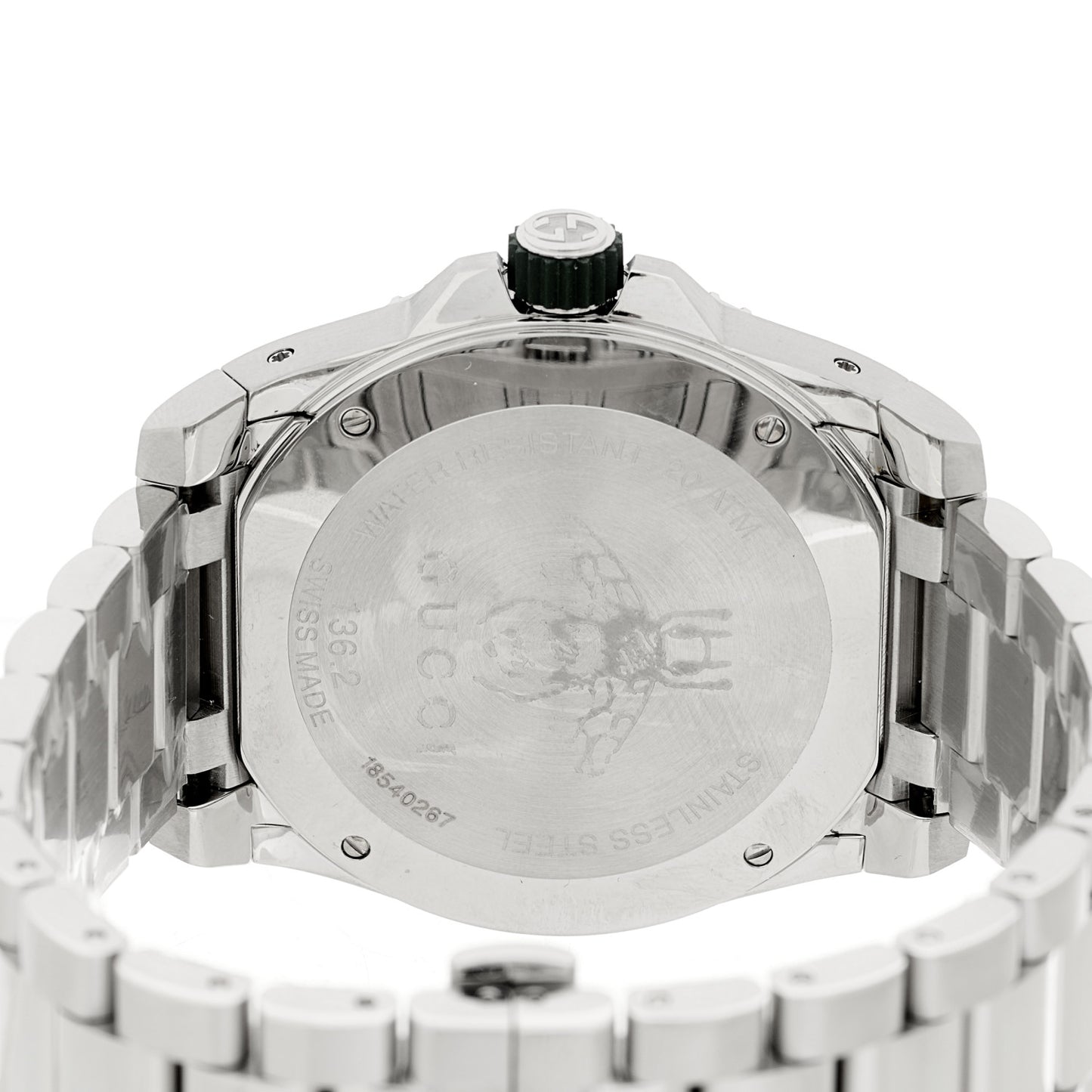 Stainless Steel 45mm Dive Quartz Watch Green