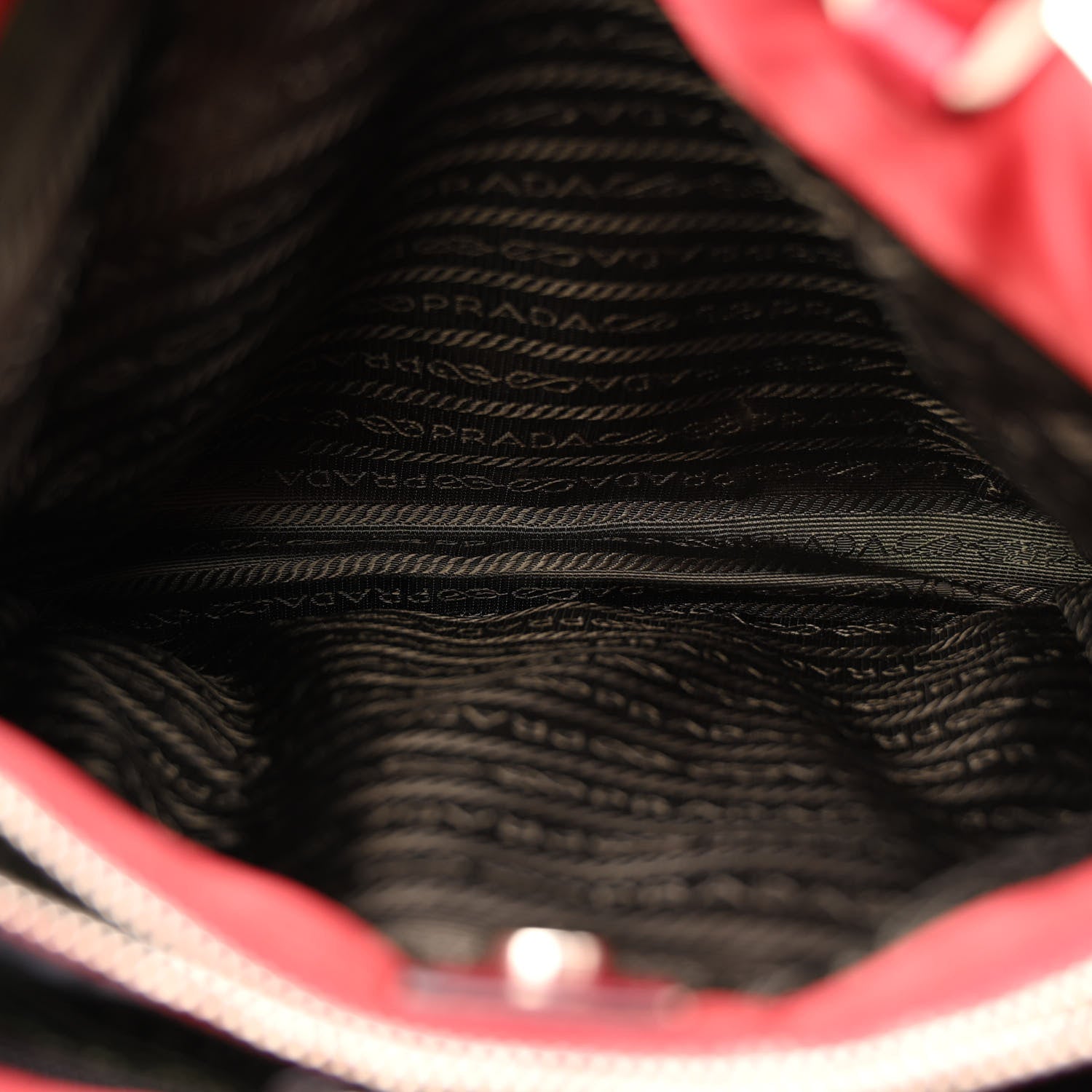 Prada Tessuto Nylon Tote Red 5 of 11