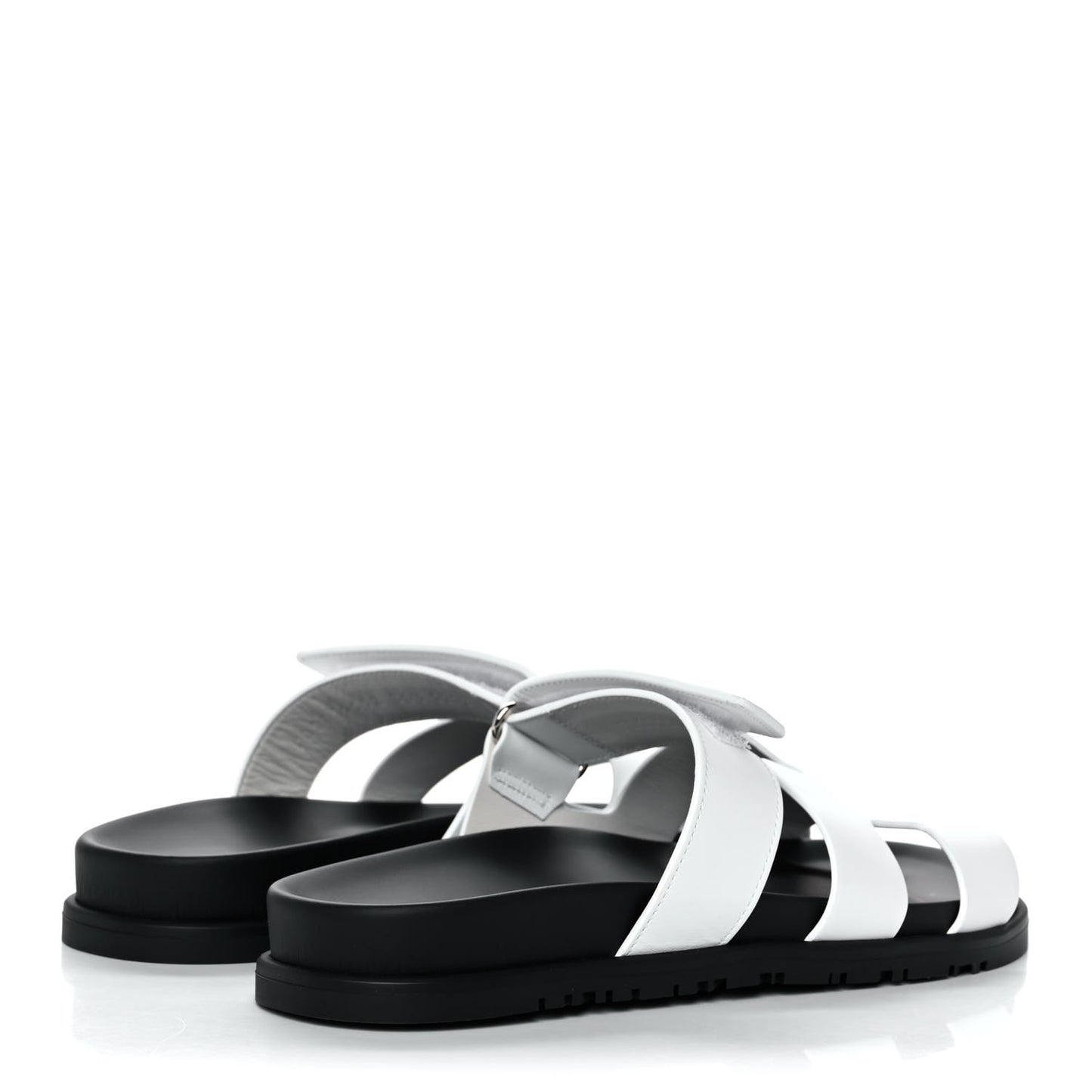 Calfskin Womens Chypre Sandals 38.5 White