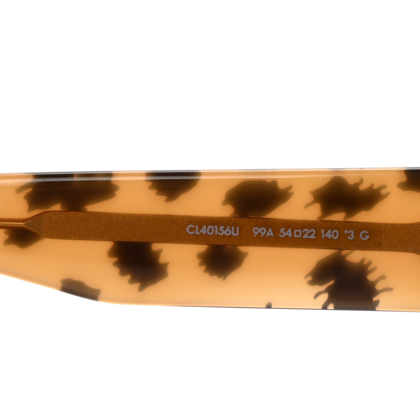 Acetate Square Sunglasses CL40156U Animal Smoke