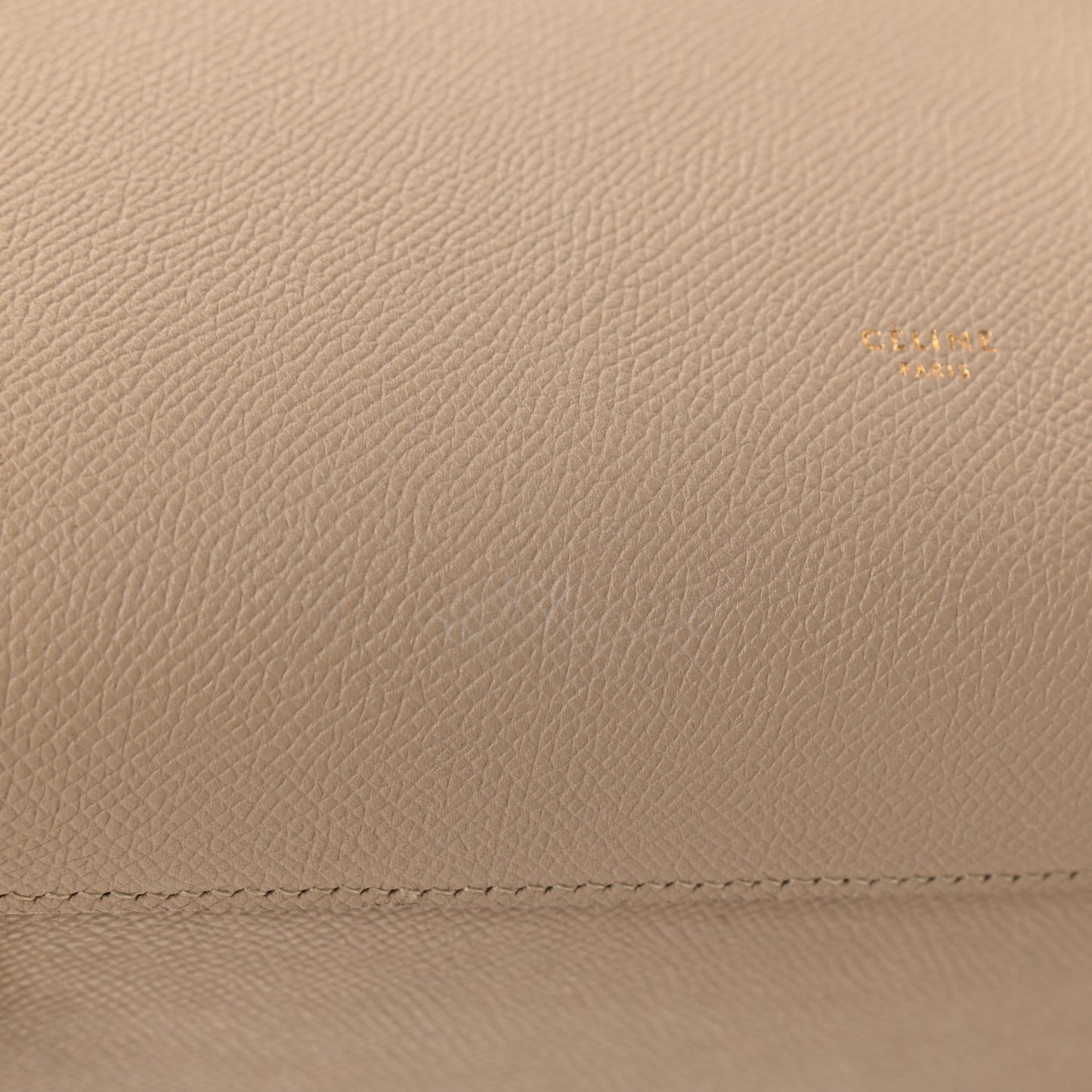 Grained Calfskin Mini Belt Bag Light Taupe