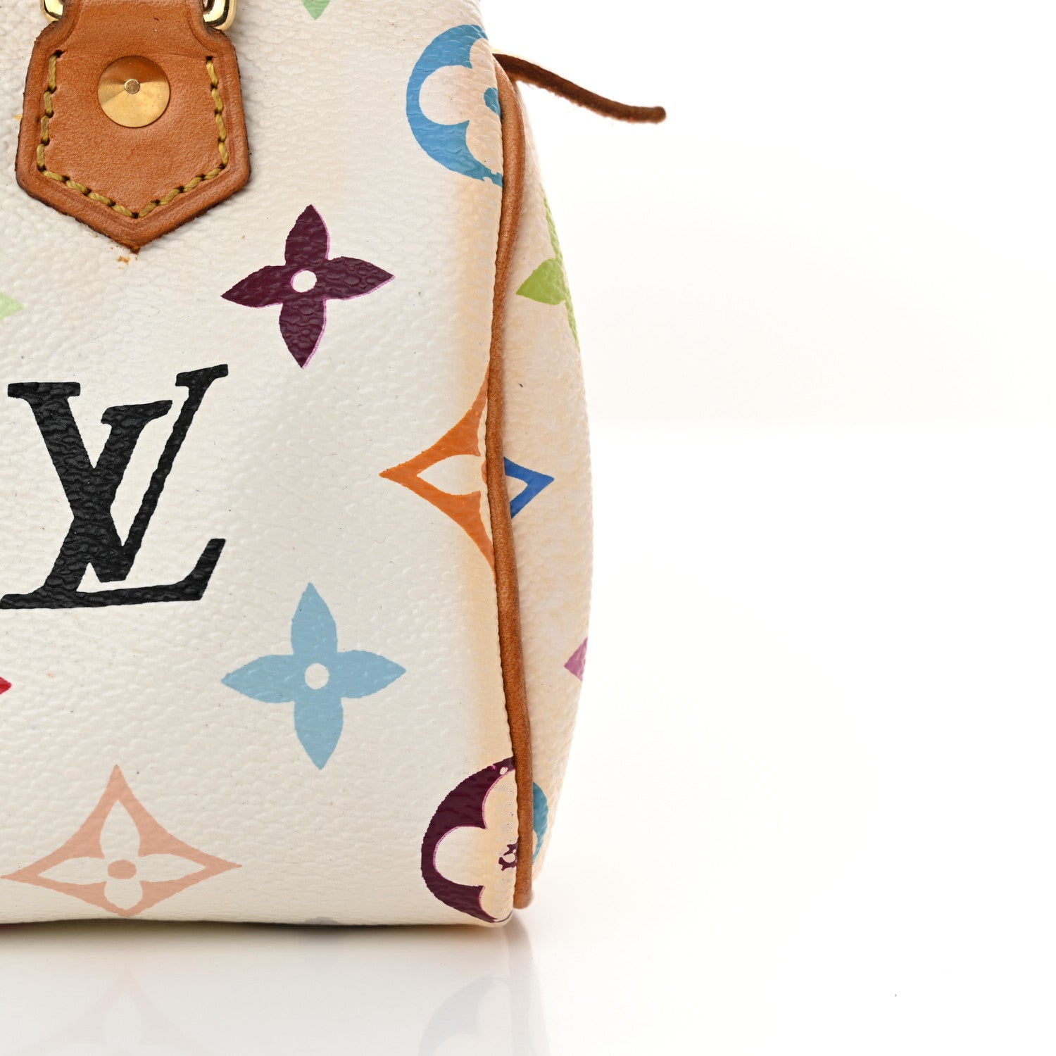 Louis Vuitton Monogram Multicolor Mini Sac HL Speedy White 11 of 14