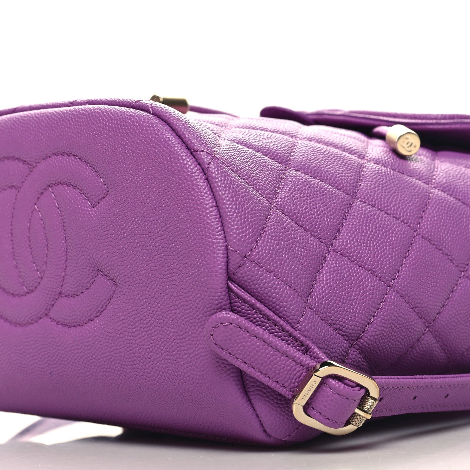 Chanel Caviar Quilted Small Filigree Backpack Purple 10 of 10