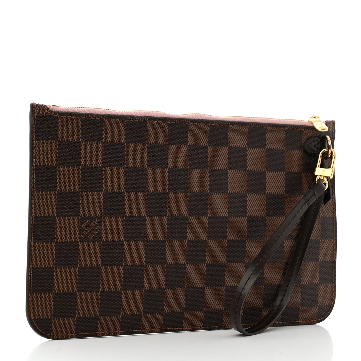 Damier Ebene Neverfull MM GM Pochette Rose Ballerine