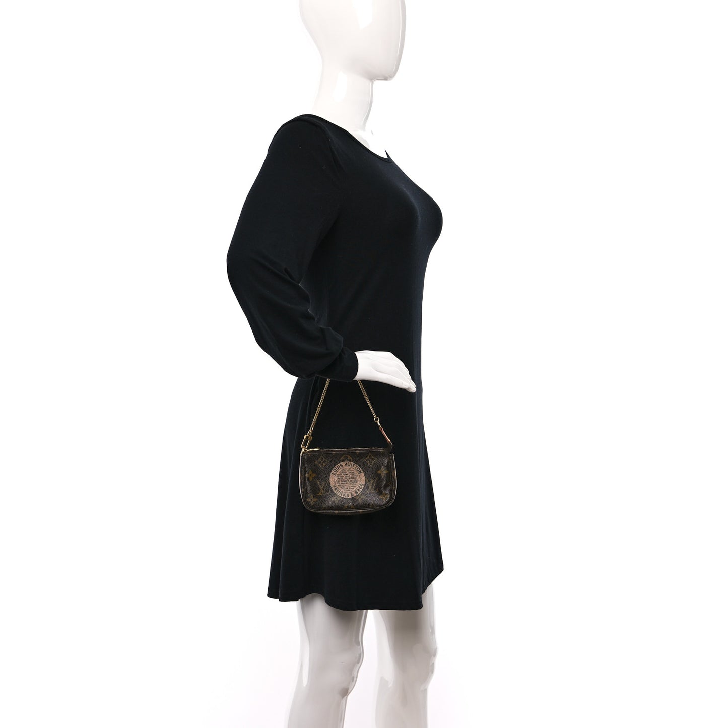 Monogram Complice Trunks and Bags Mini Pochette Accessories Beige