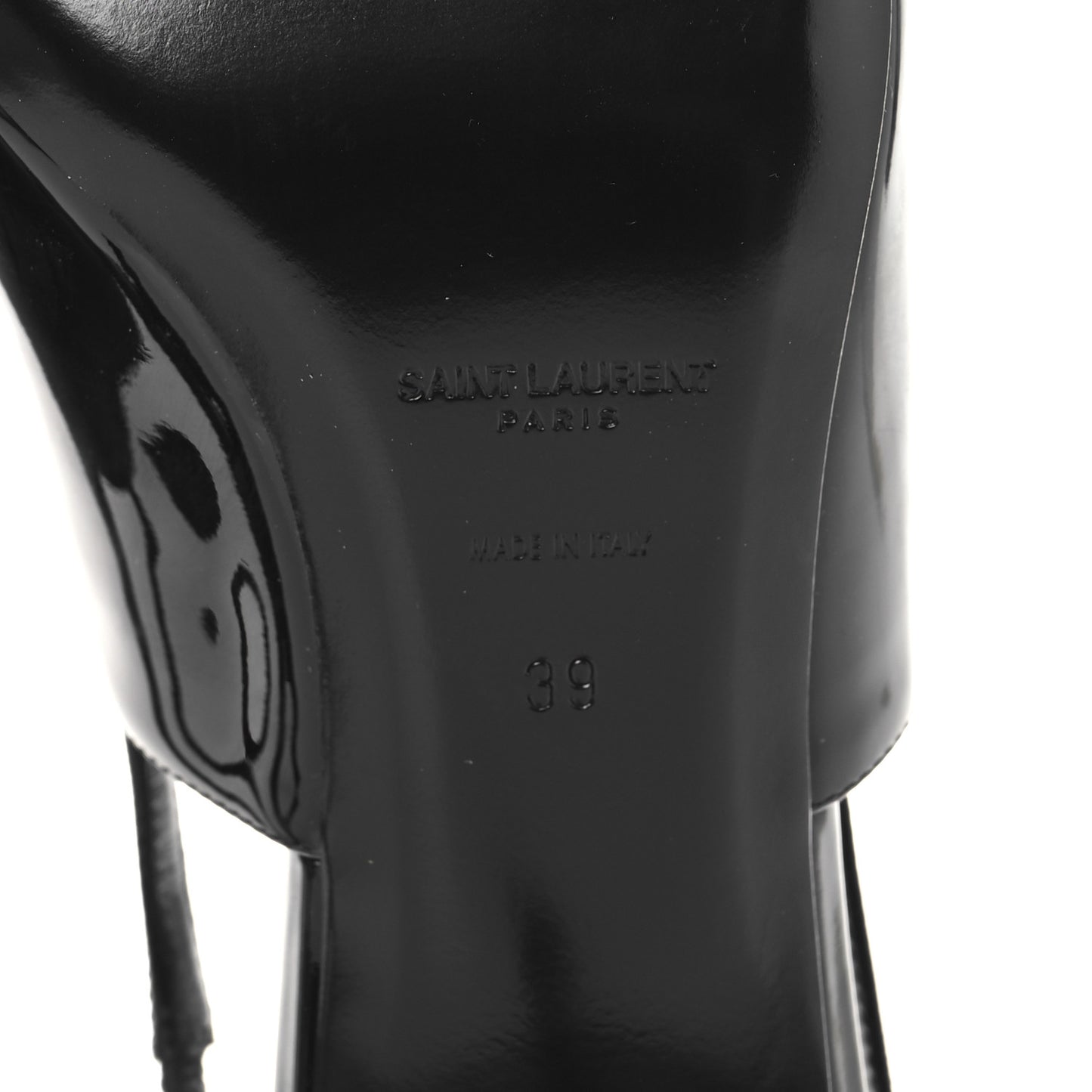 Patent Bade Slingback Pumps 39 Black