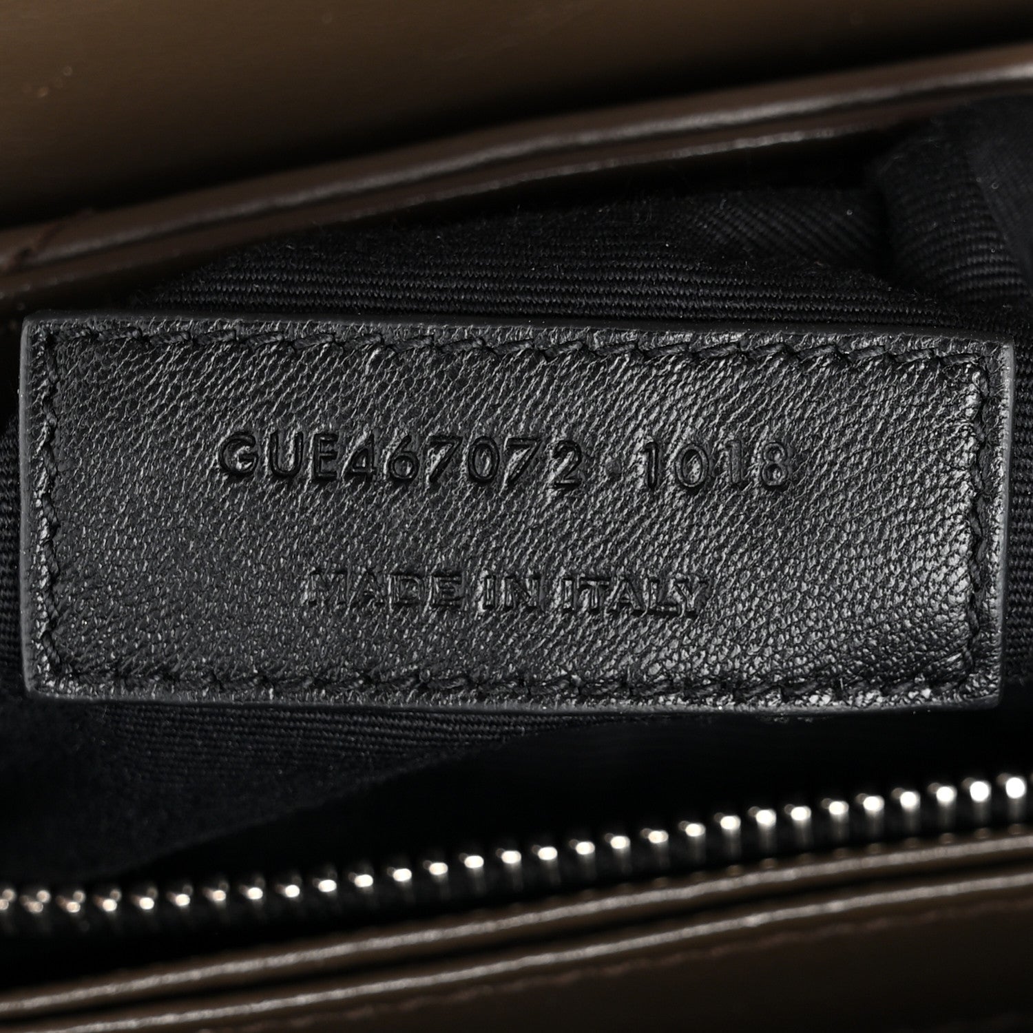 Saint Laurent Calfskin Y Quilted Monogram Toy Loulou Crossbody Bag Military Olive 8 of 18