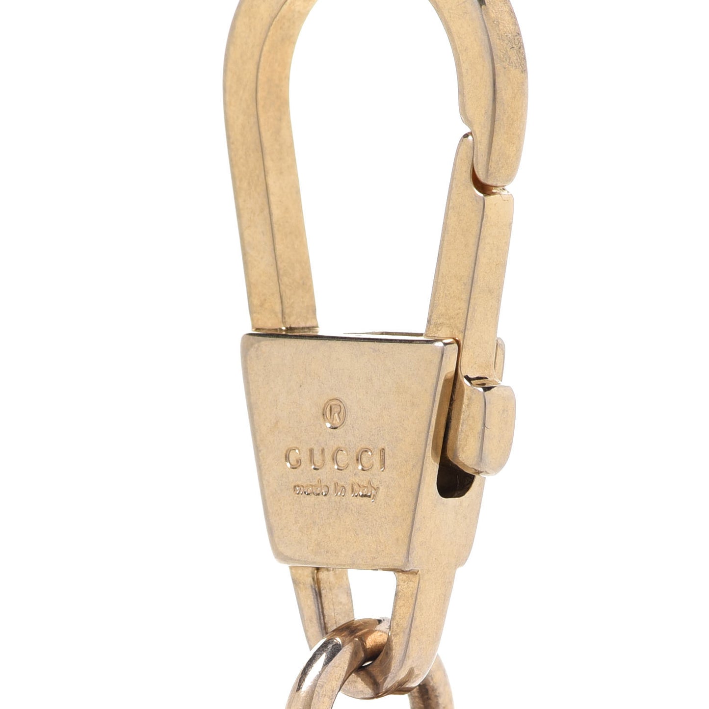Torchon Double G Key Chain Gold