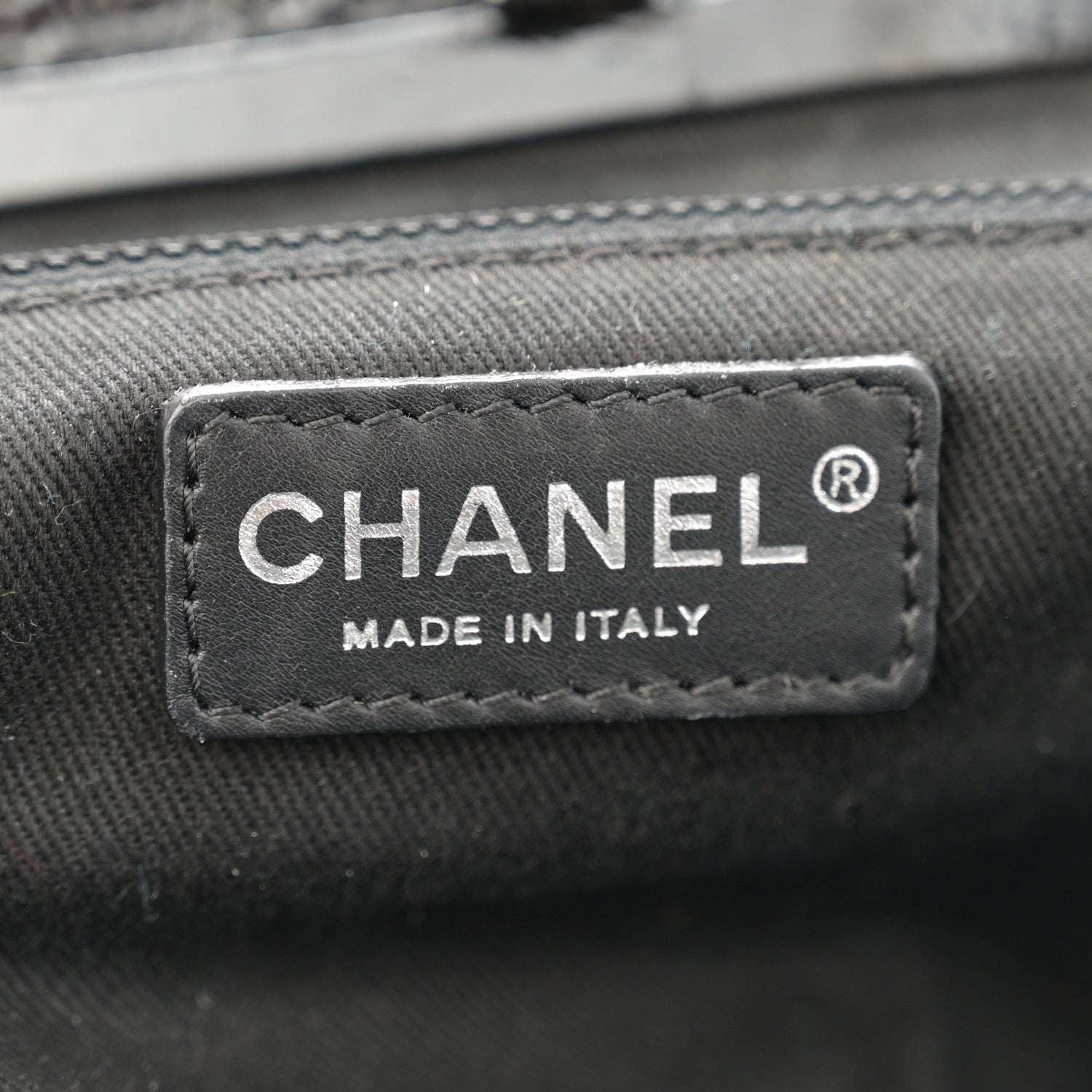 Chanel Distressed Patent Quilted Small Ritz Flap Bag Black 7 of 11