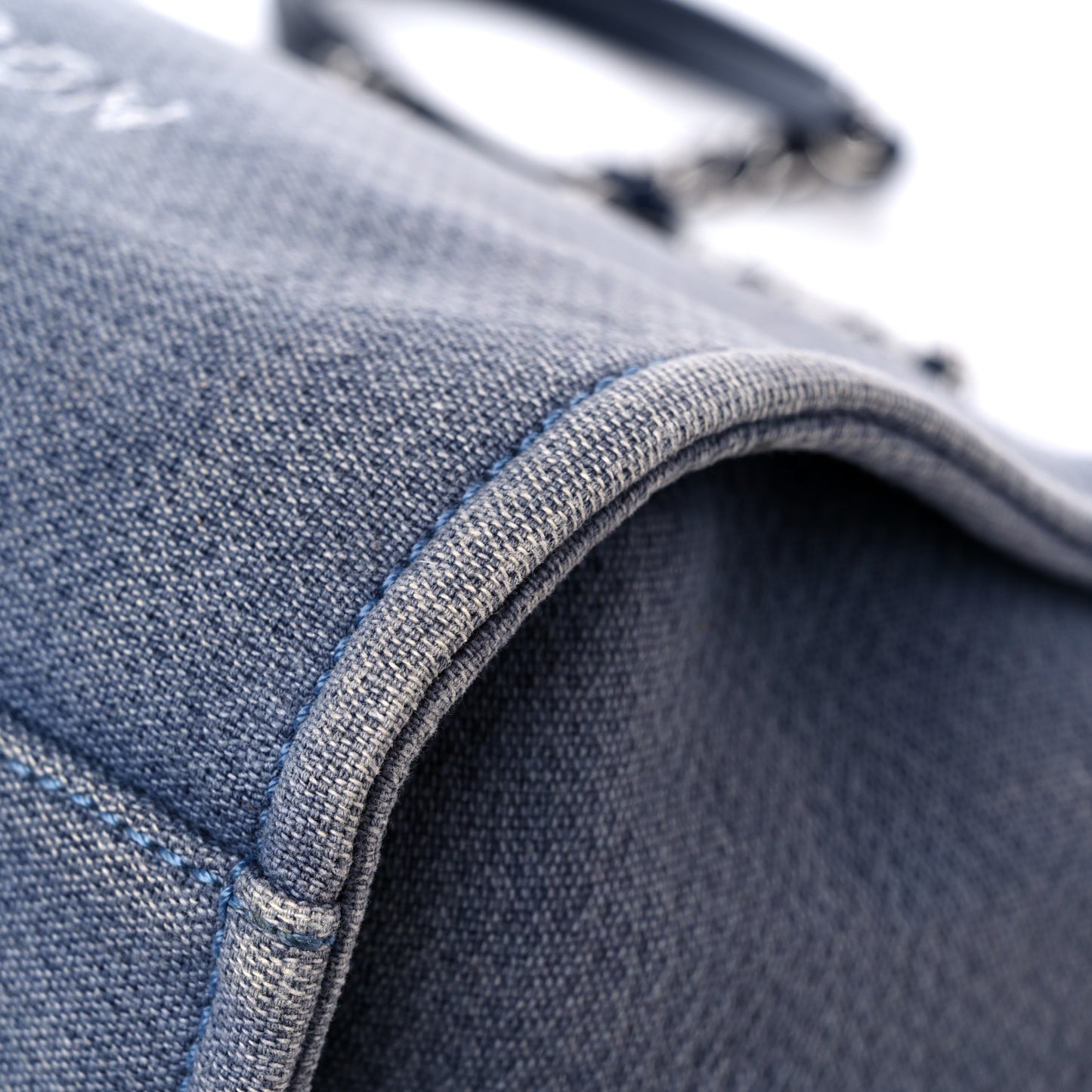 Canvas Small Deauville Tote Blue