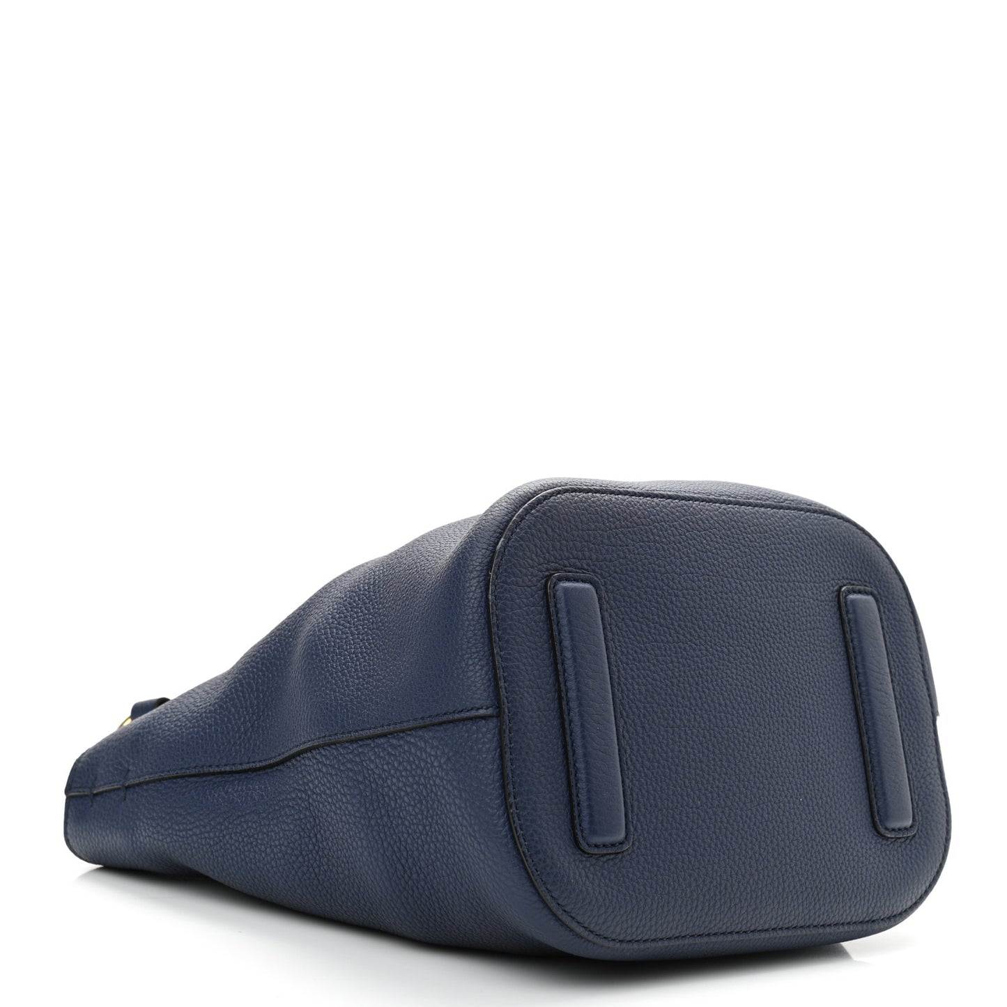 Soft Grained Calfskin Small Jackie Bucket Bag Classic Blue Marine