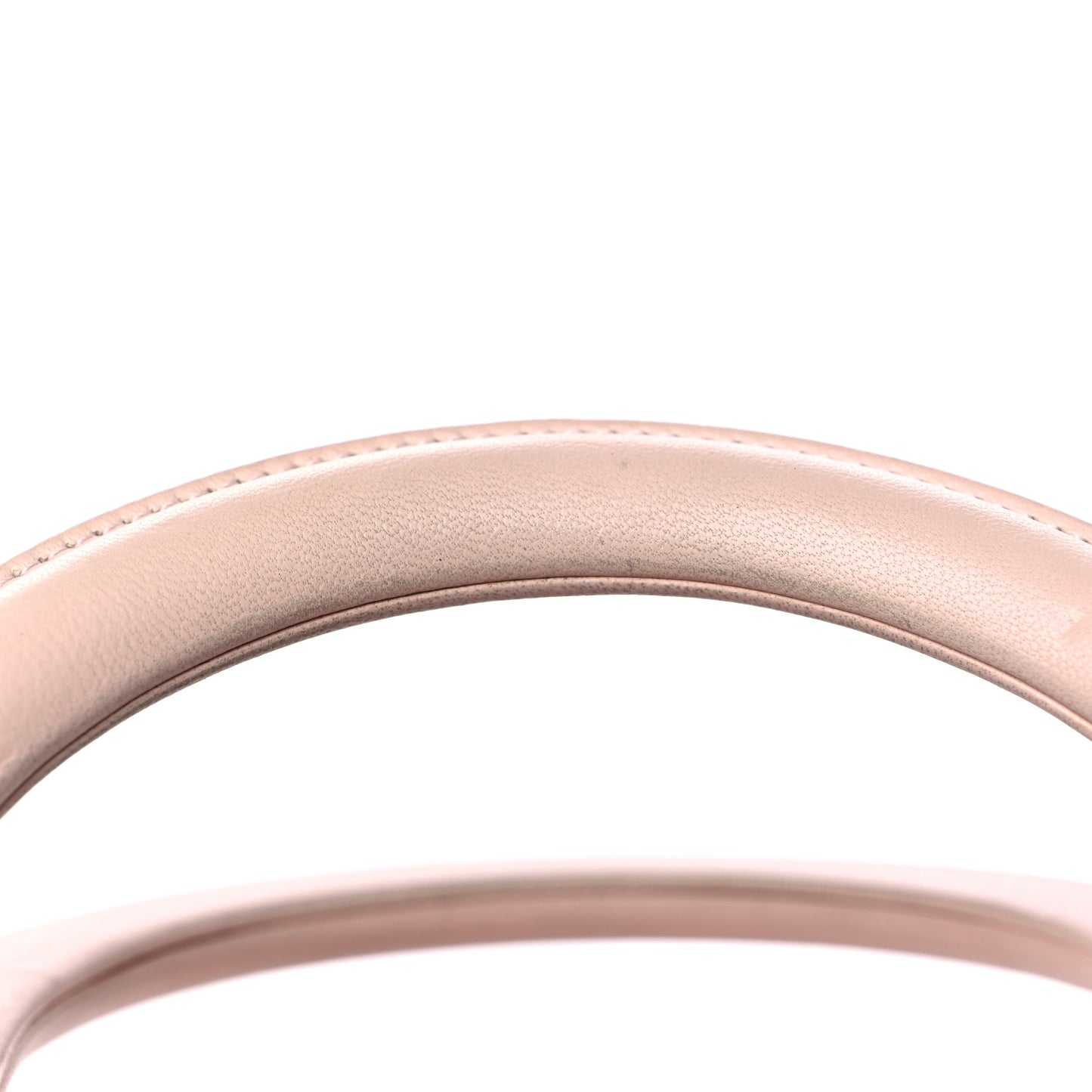 Lambskin Cannage Medium Lady Dior Rose Poudre