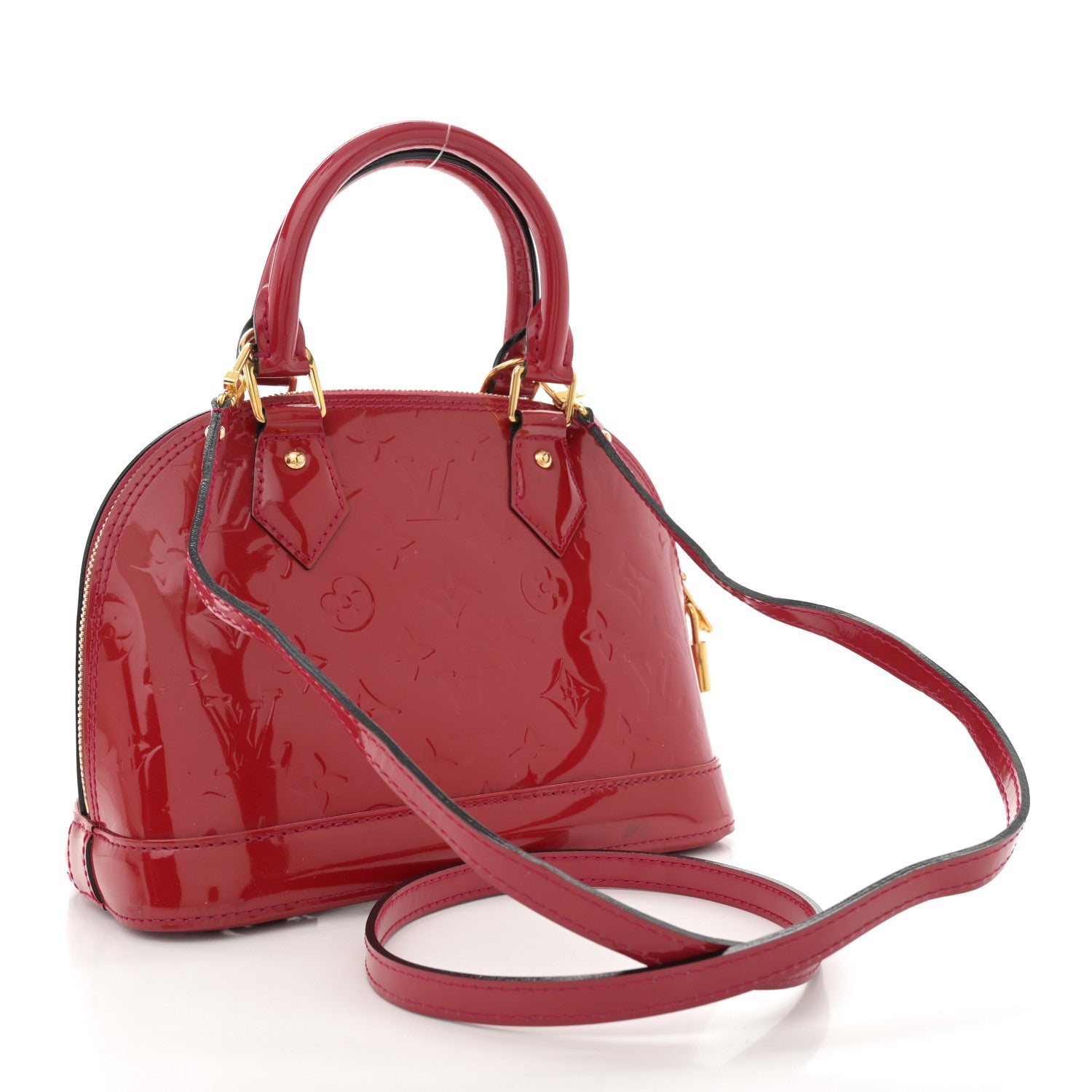 Louis Vuitton Vernis Alma BB Rose Indien 3 of 14