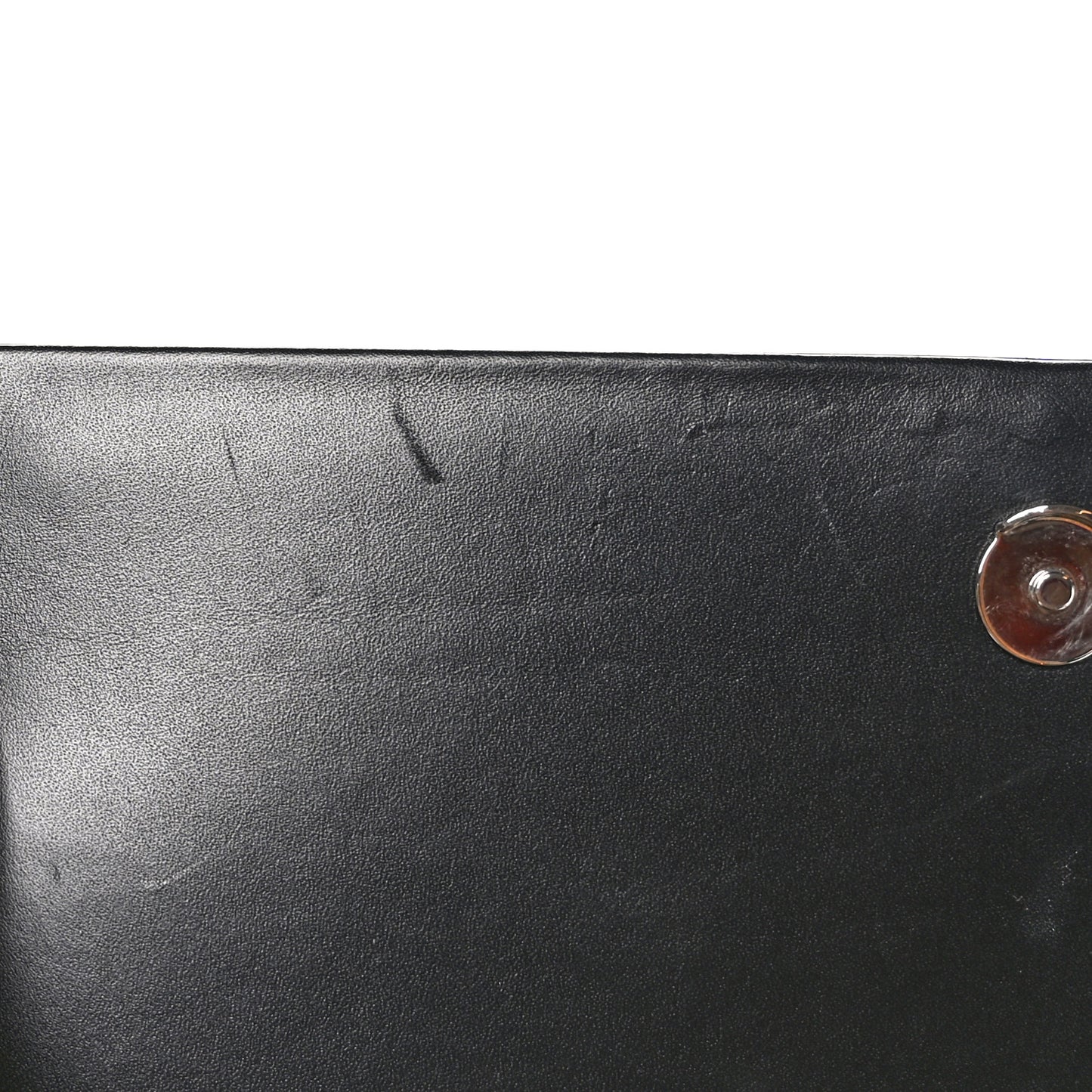 Smooth Calfskin Medium Classic Monogram Kate Tassel Satchel Black