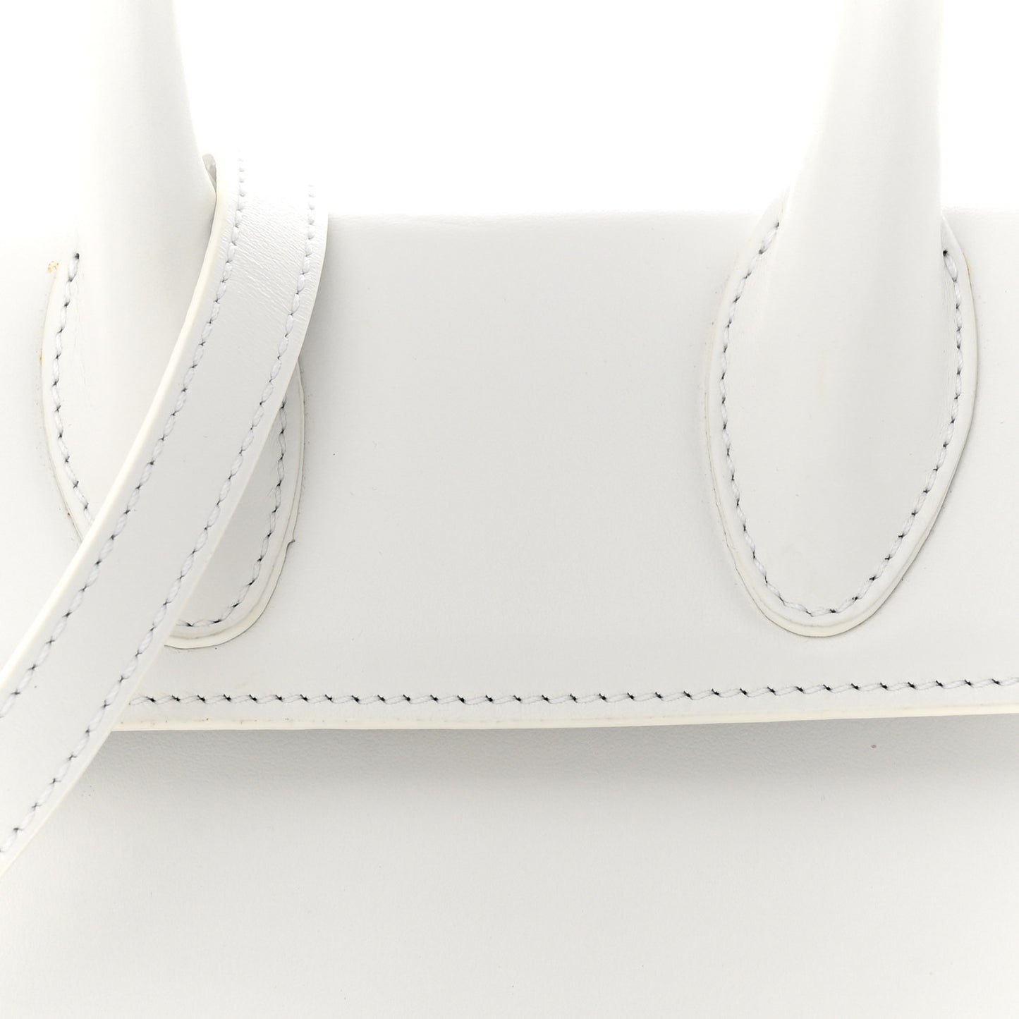 Smooth Calfskin Le Chiquito Noeud White