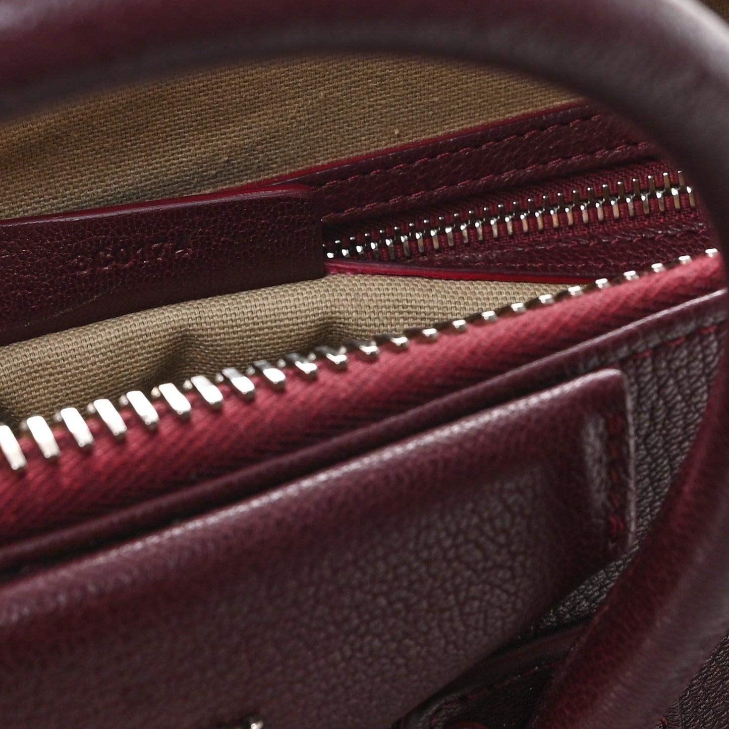 Sugar Goatskin Medium Antigona Oxblood