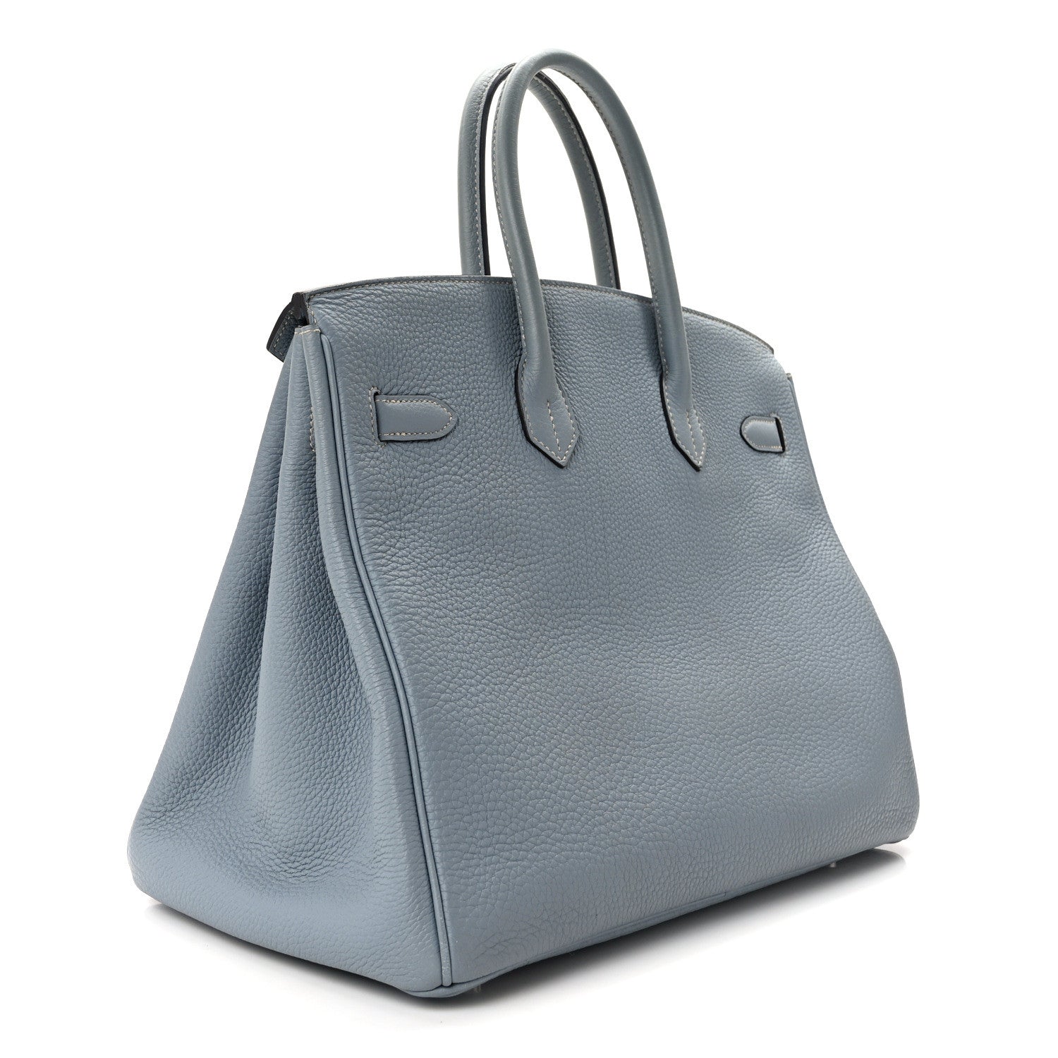 Hermes Togo BIRKIN 35 Bleu Lin 3 of 14