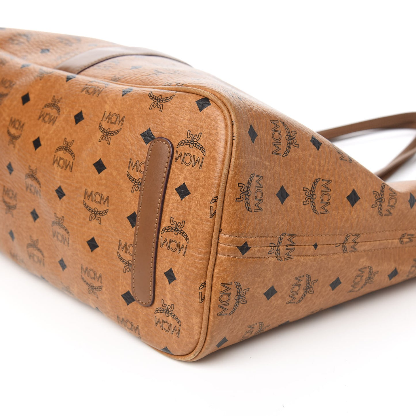Visetos Large Liz Reversible Shopper Tote Cognac