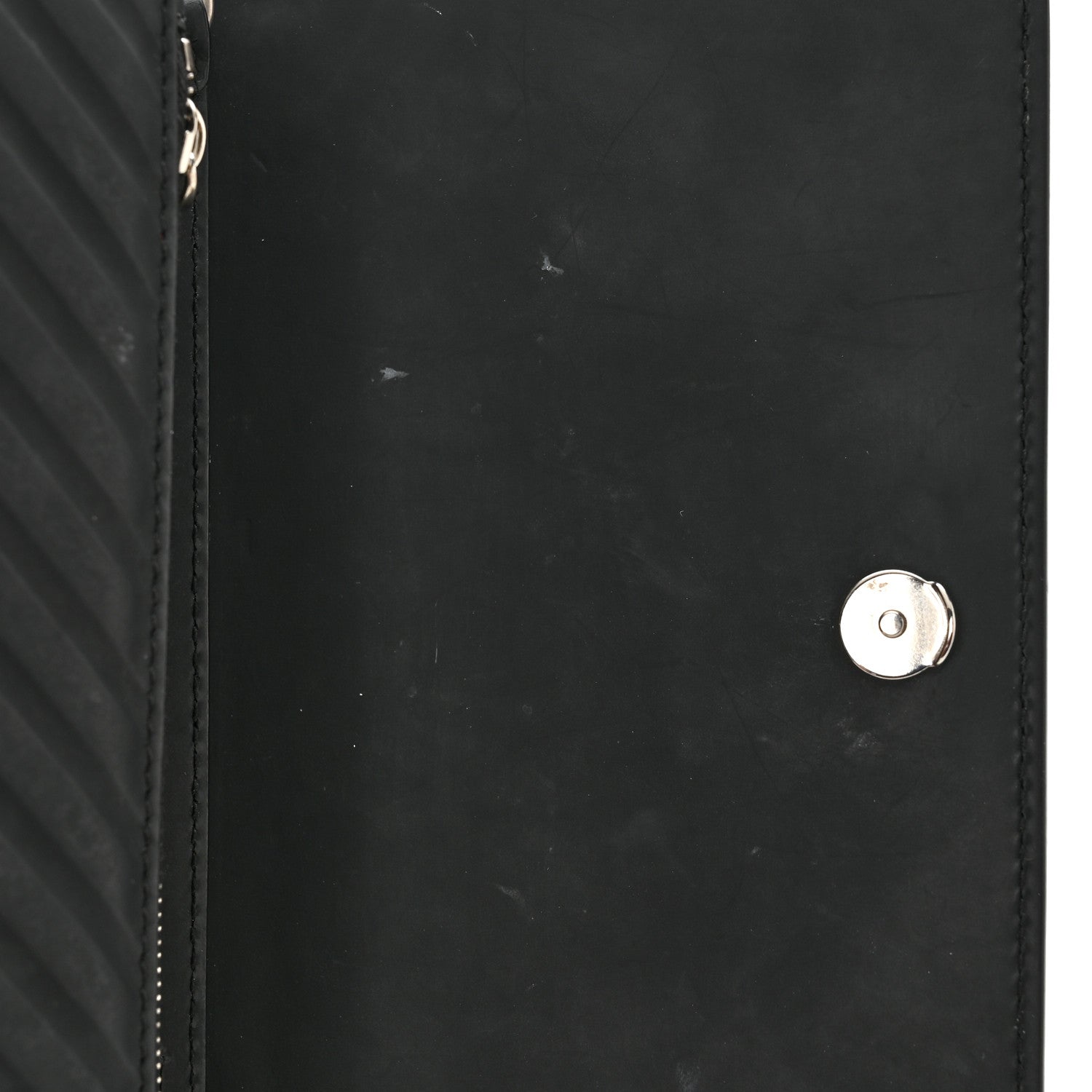 Off-White OFF WHITE Calfskin Diagonal Quilted Jitney 0.5 Crossbody Bag Black 11 of 11