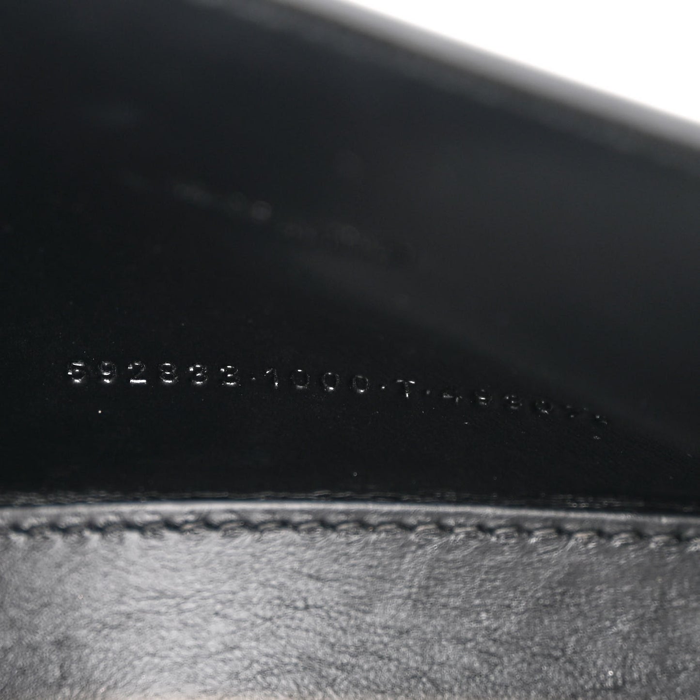 Shiny Box Calfskin Hourglass Top Handle Bag XS Black