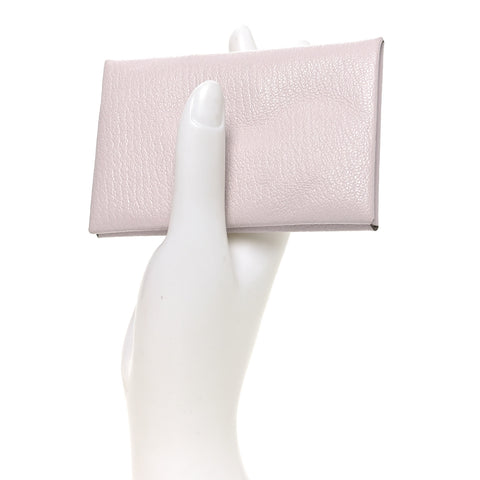 Chevre Mysore Calvi Card Case Mauve Pale