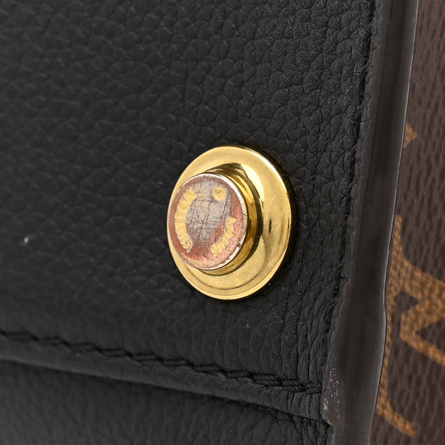 Calfskin Monogram On My Side Black