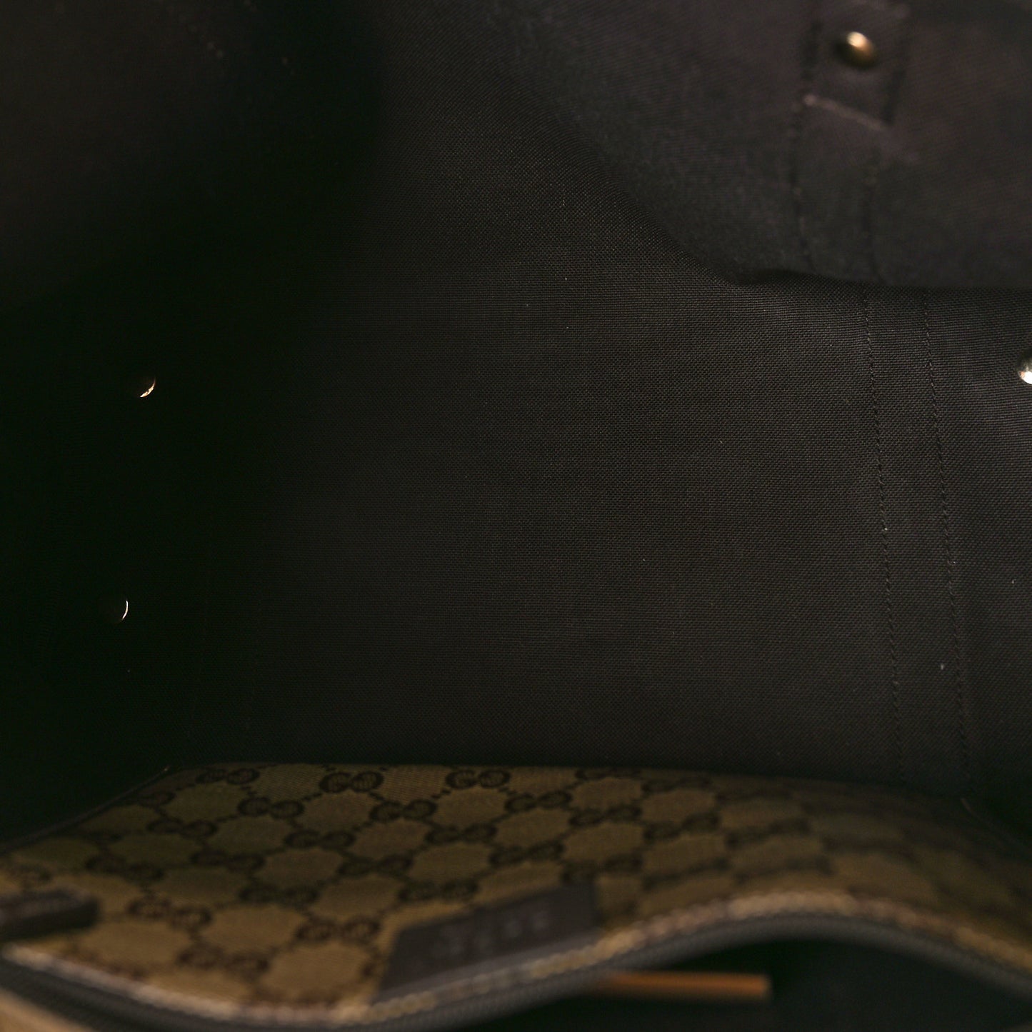 Monogram Medium Abbey Tote Dark Brown