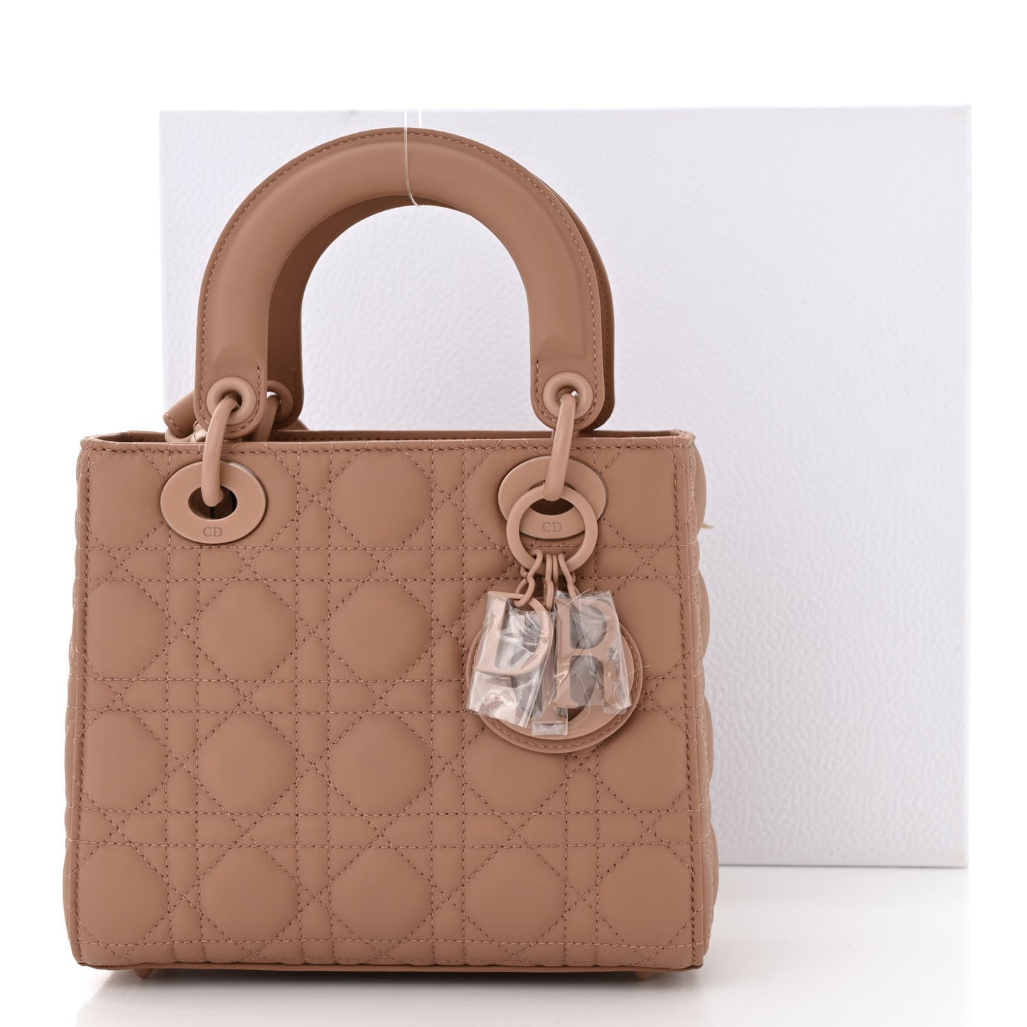 Ultra Matte Calfskin Cannage Small My ABCDior Lady Dior Beige