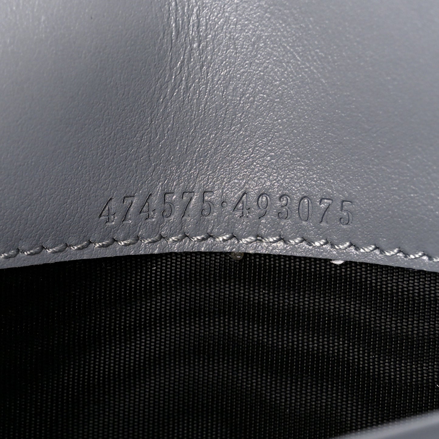 Calfskin Matelasse Aria GG Marmont Chain Wallet Deep Grey