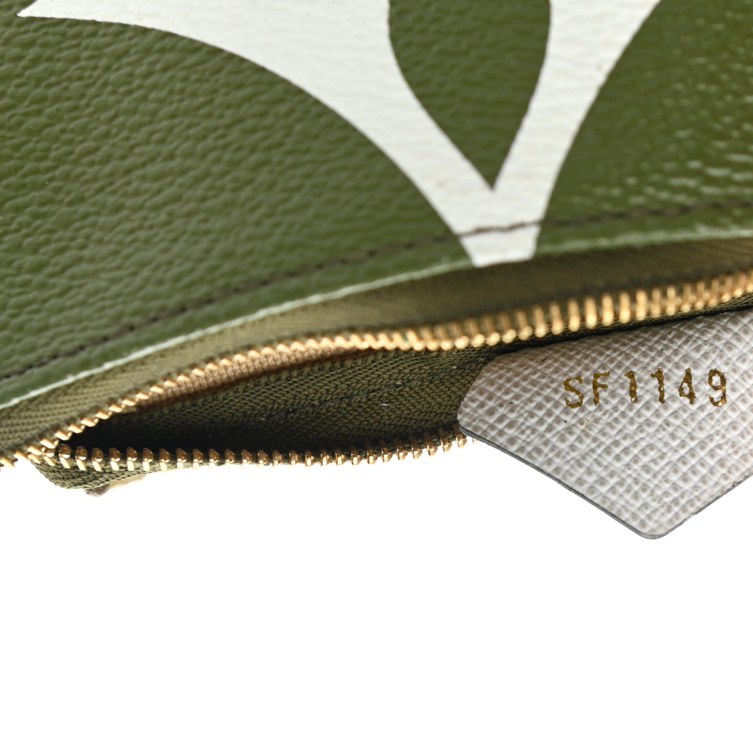 Louis Vuitton Monogram Giant Micro Pochette Accessories Kaki White 7 of 8