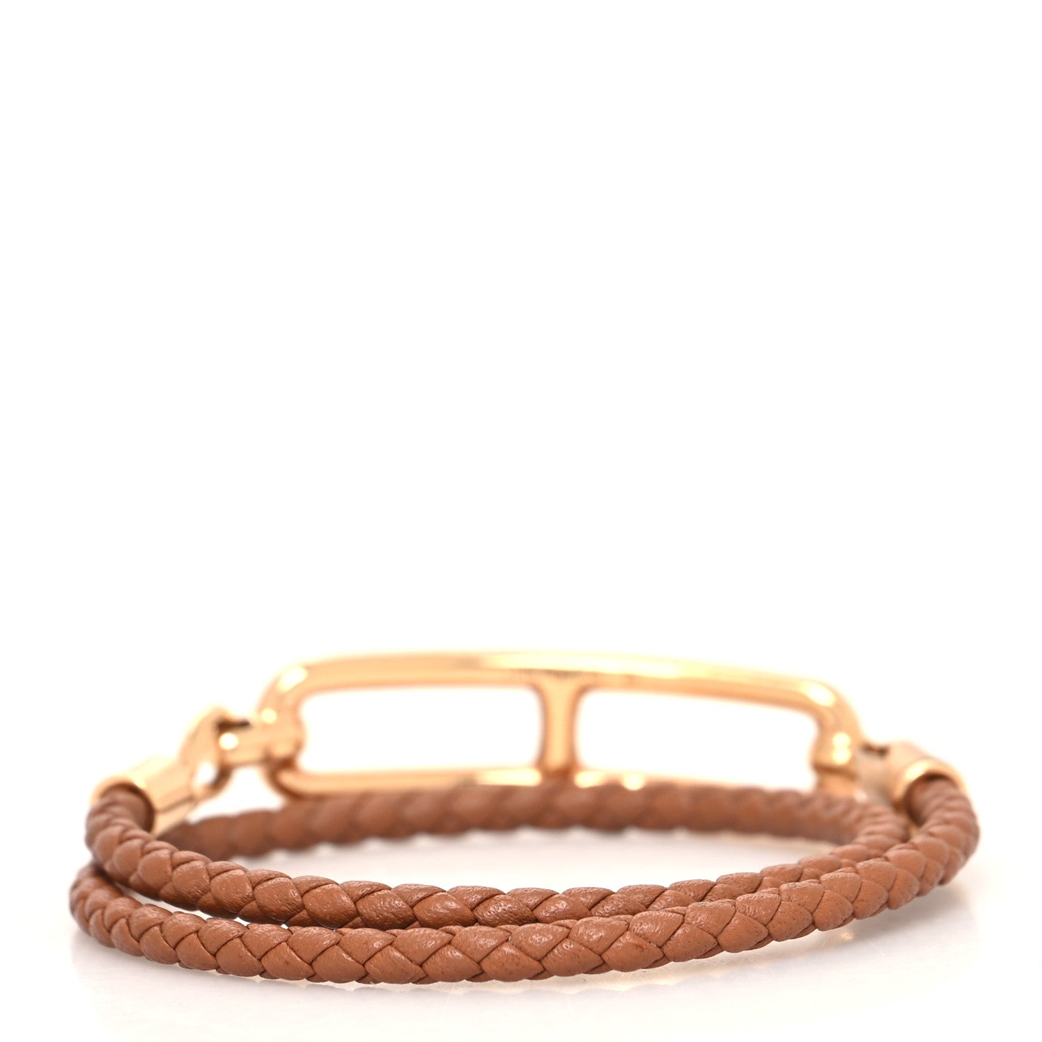 Hermes Swift Roulis Double Tour Bracelet T1 Gold 3 of 5