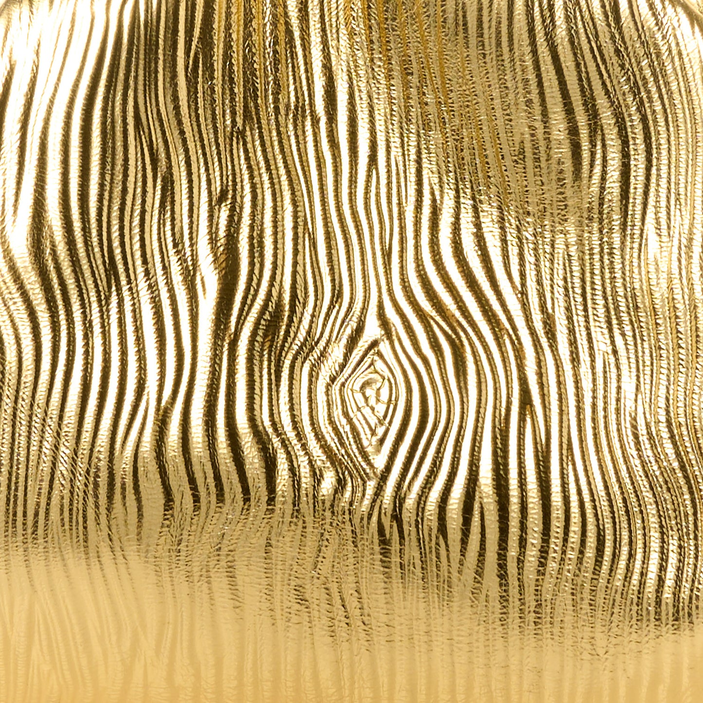 Metallic Bark Calfskin Embossed The Pouch Oversized Clutch Oro