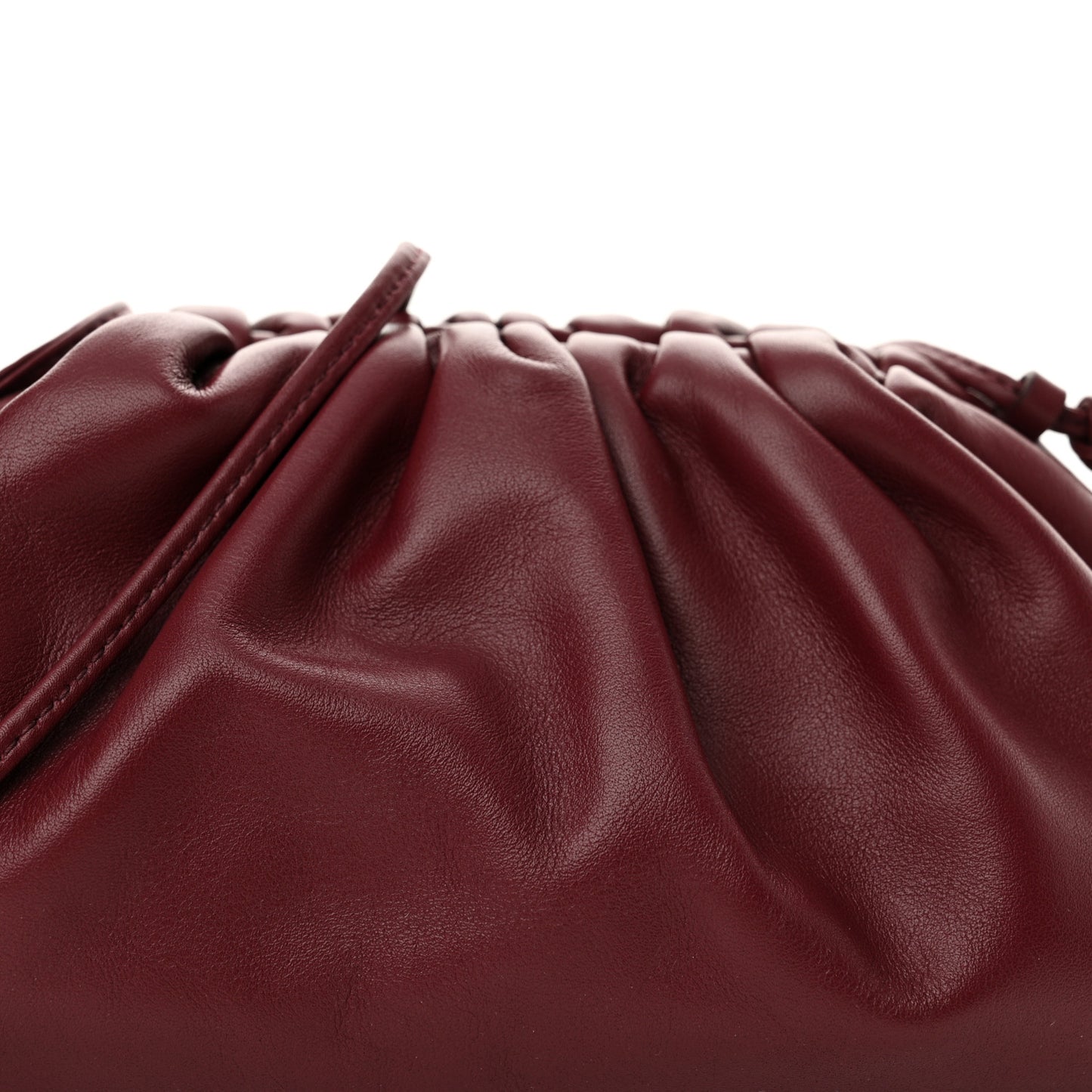 Butter Calfskin The Mini Pouch Bordeaux