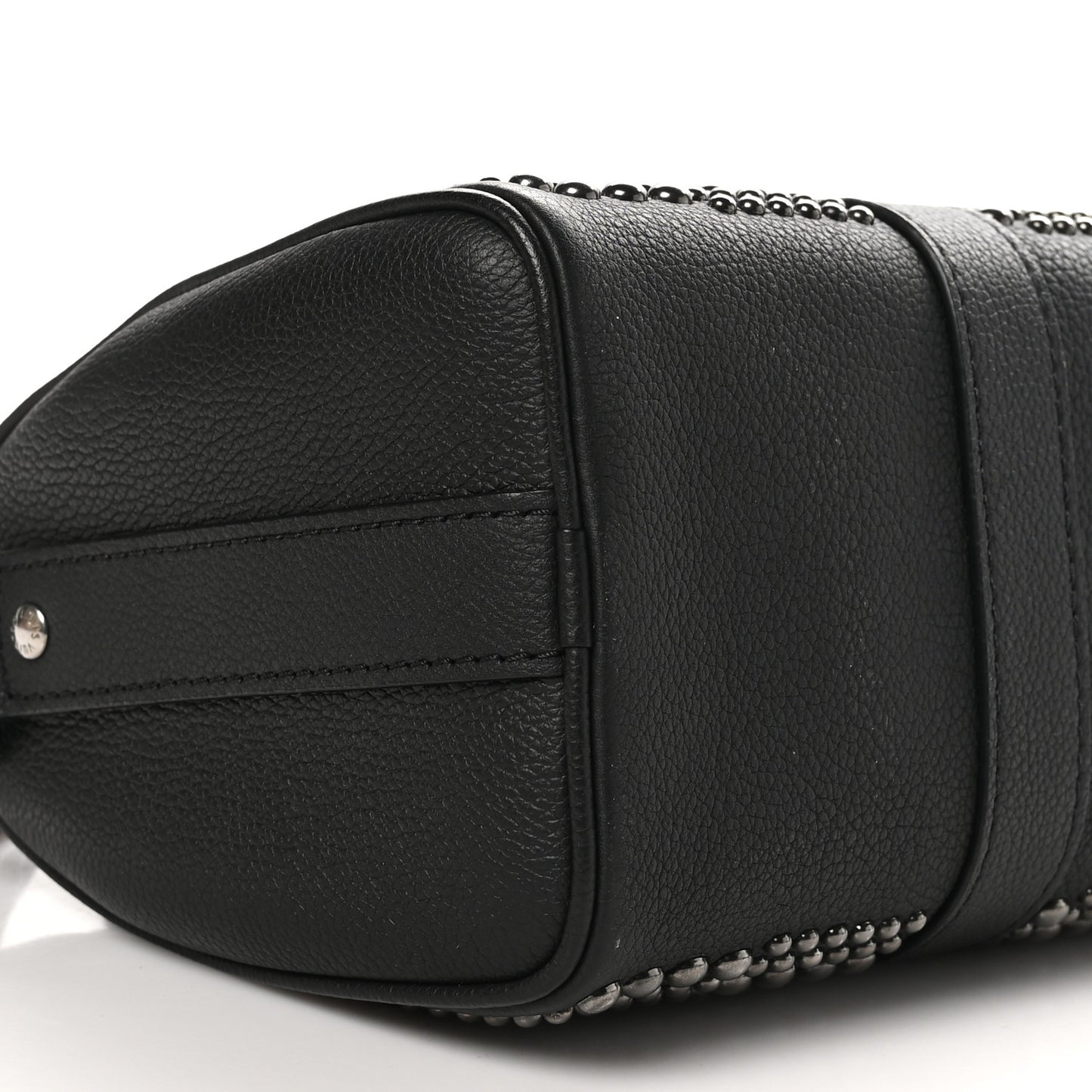 Calfskin Damier Studded Keepall Bandouliere 25 Black