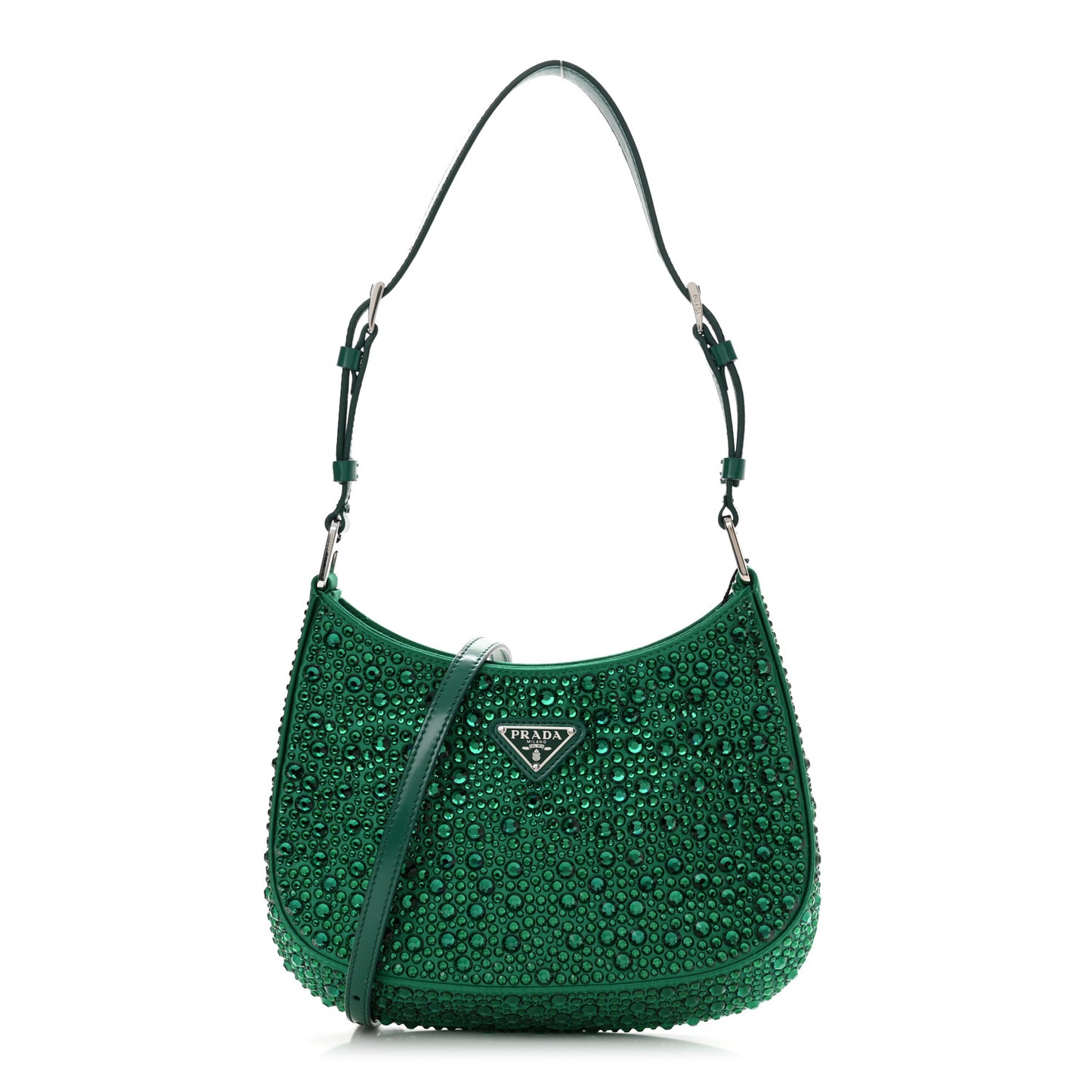 Satin Crystal Cleo Adjustable Strap Shoulder Bag Mango