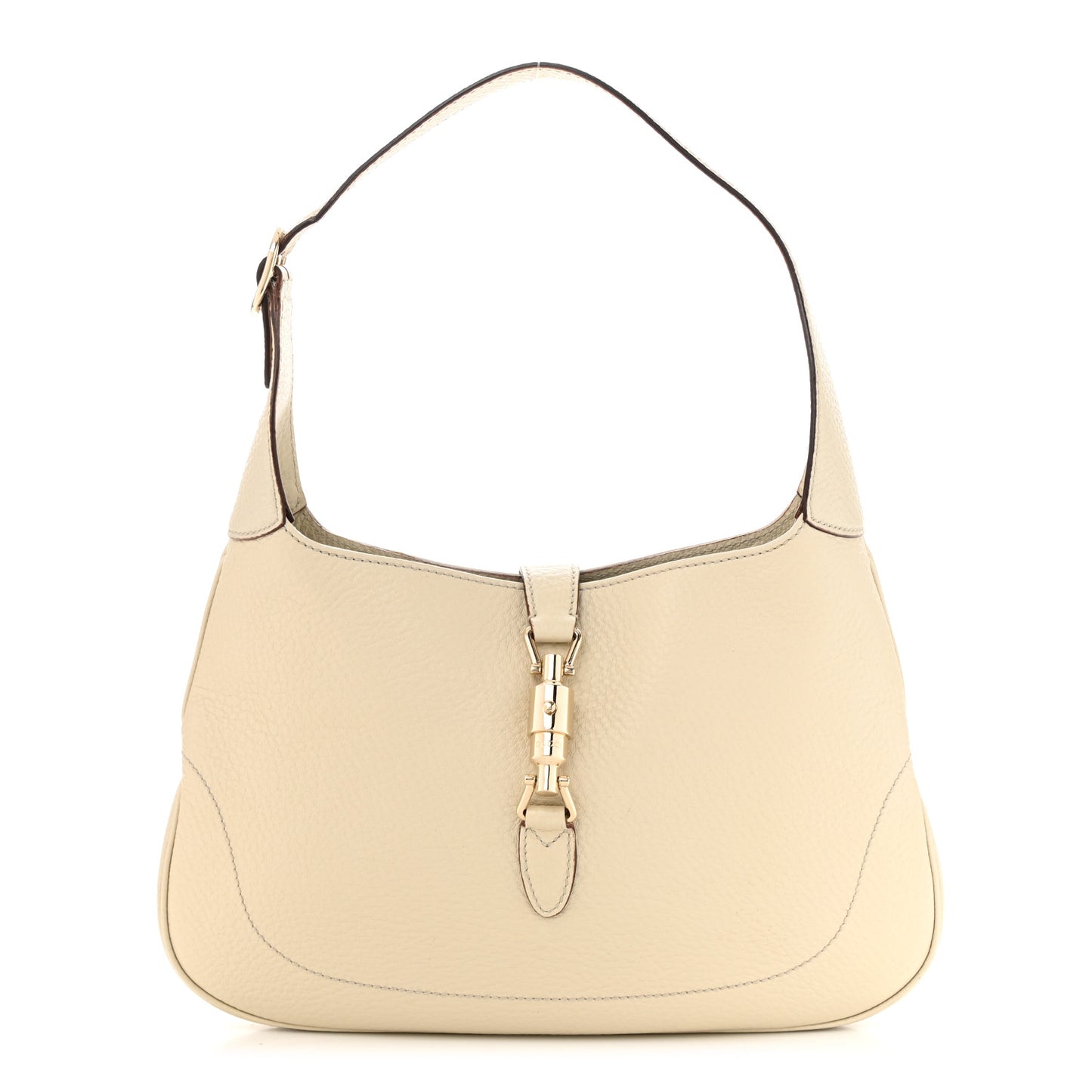Calfskin Small Jackie O Hobo White