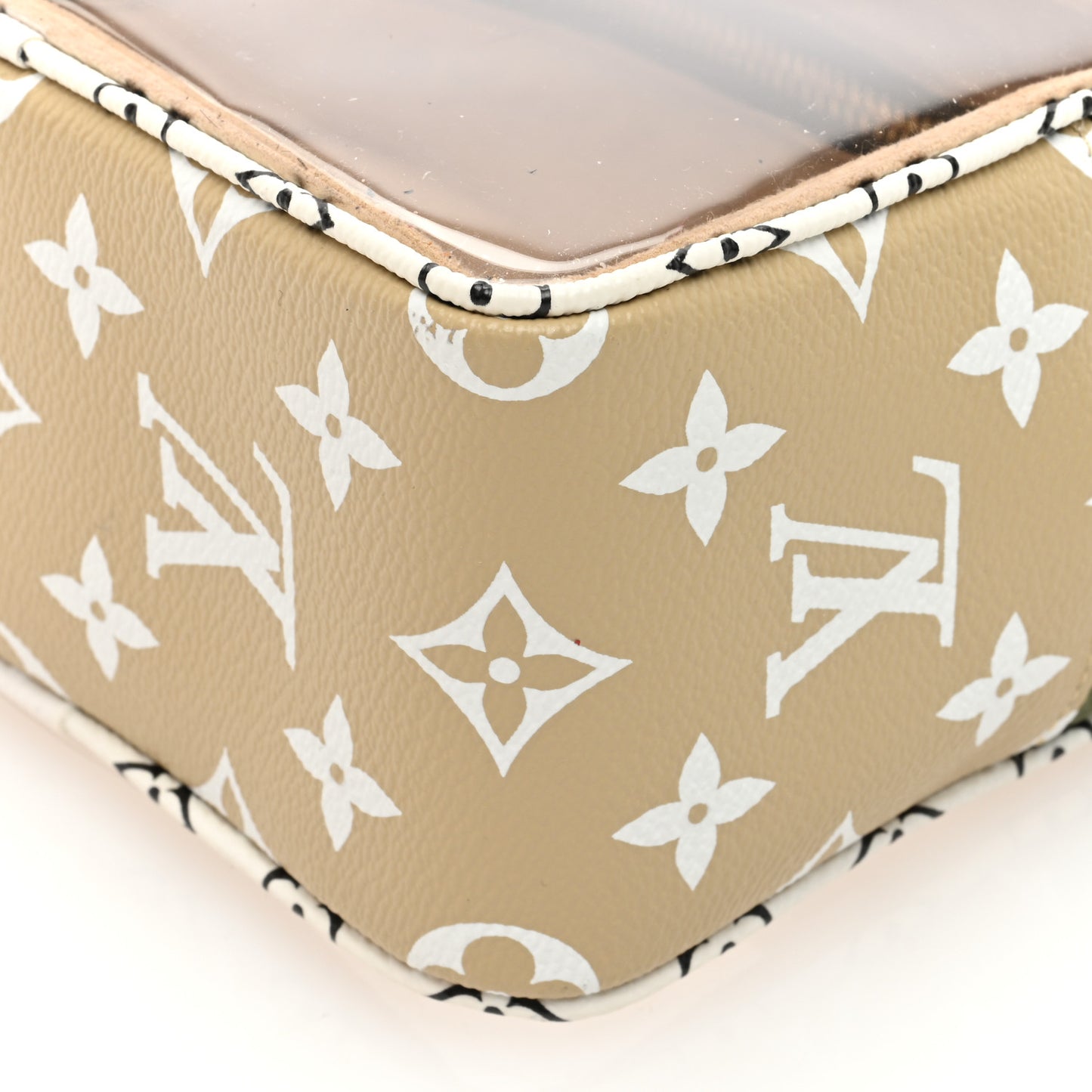 Monogram Giant Beach Pouch Kaki