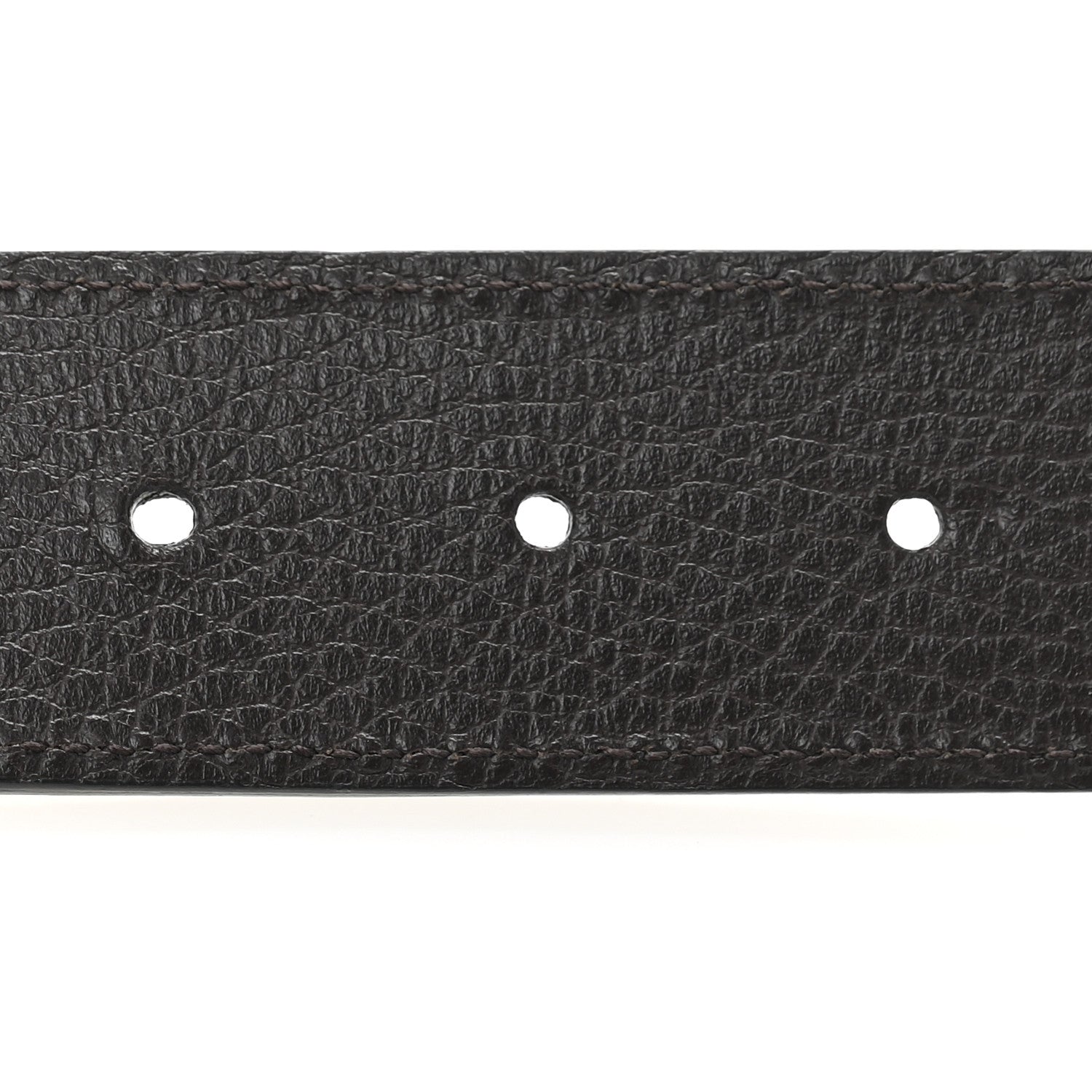 Gucci Selleria Calfskin Mens Interlocking G Belt 100 40 Black 4 of 5