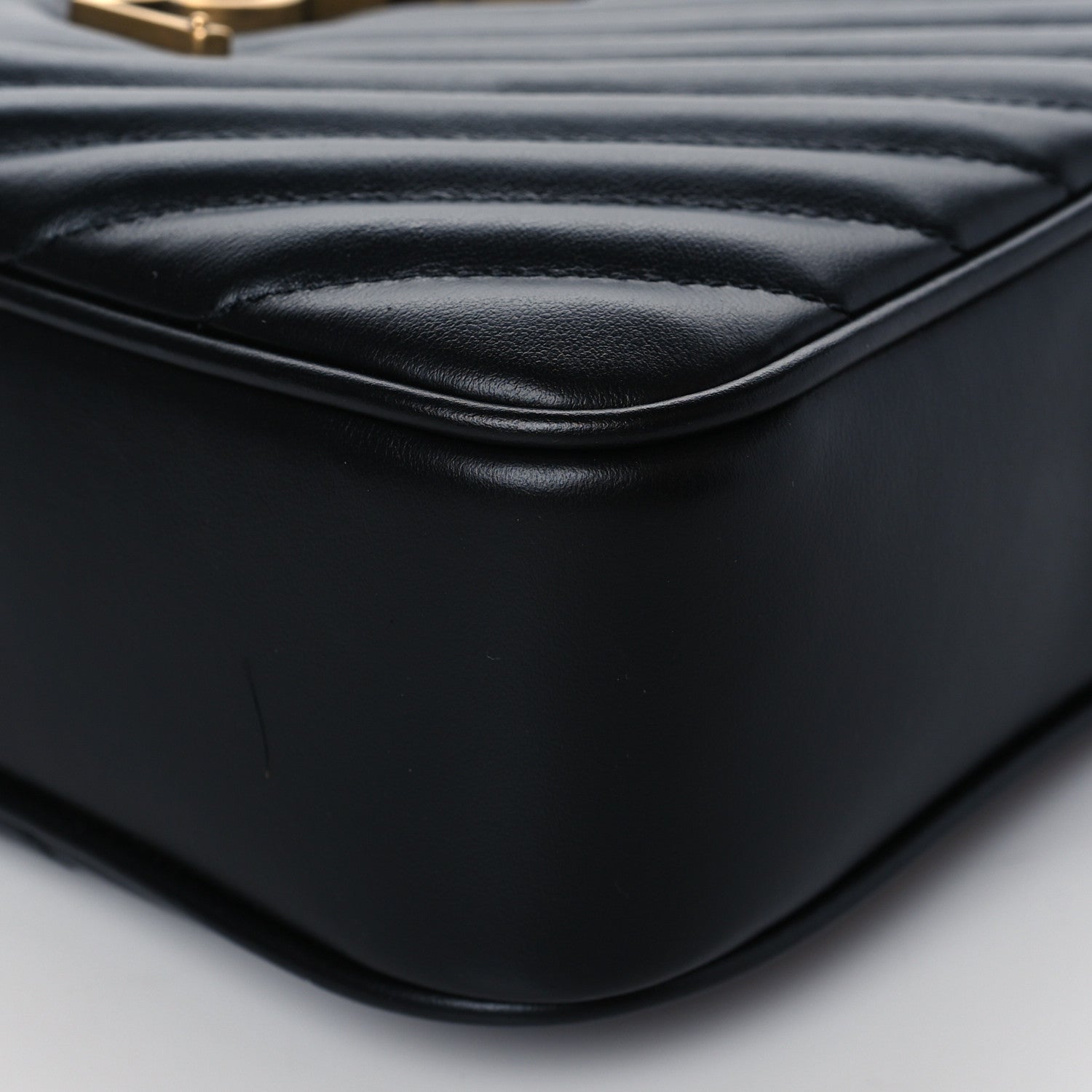 Saint Laurent Calfskin Matelasse Monogram Lou Camera Bag Black 9 of 10