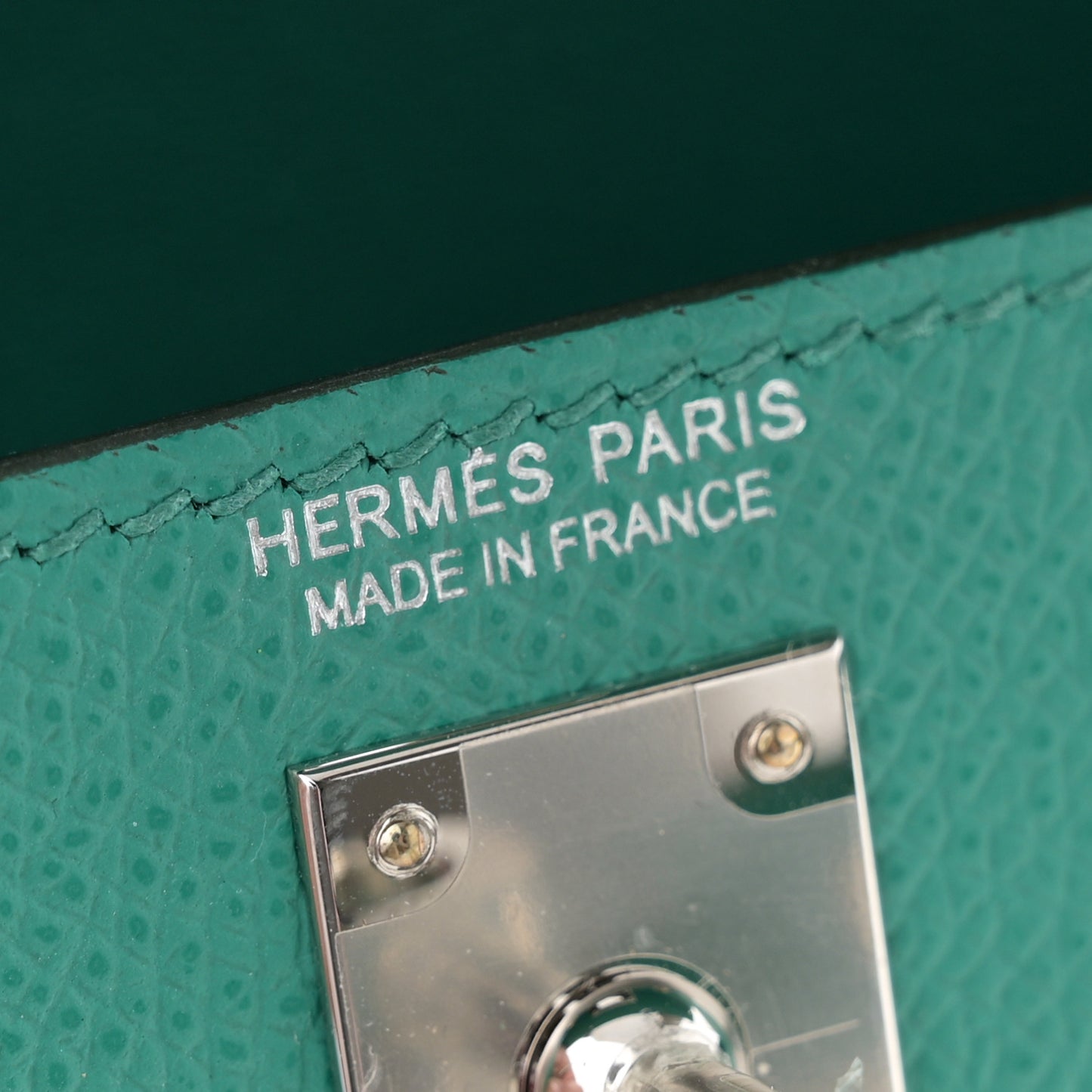 Epsom Mini Kelly Sellier 20 Vert Jade Bleu Paradis Bleu Saphir
