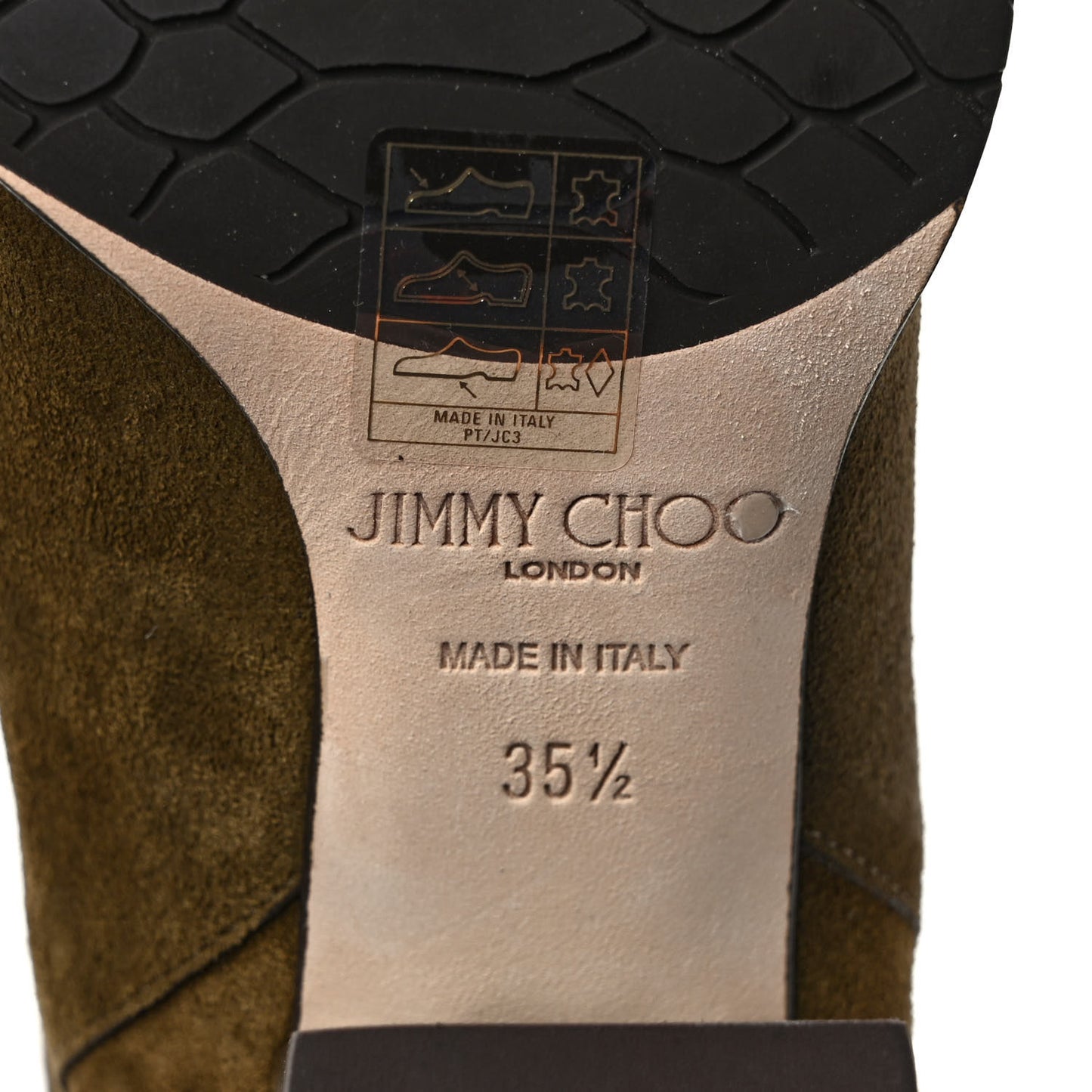 Suede Mayfair 65 Boots 35.5 Olive