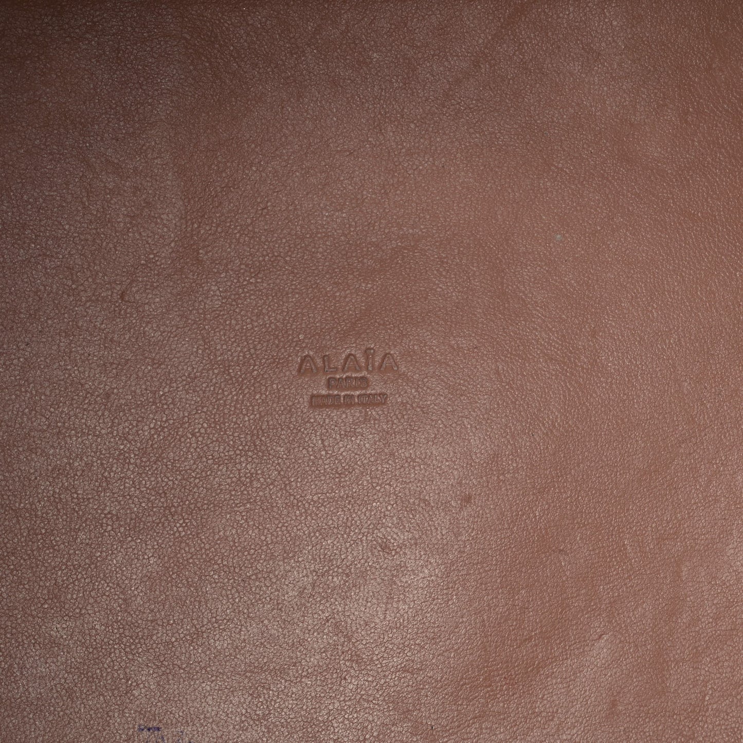 Calfskin Laser Cut Mina 32 Bag Brown