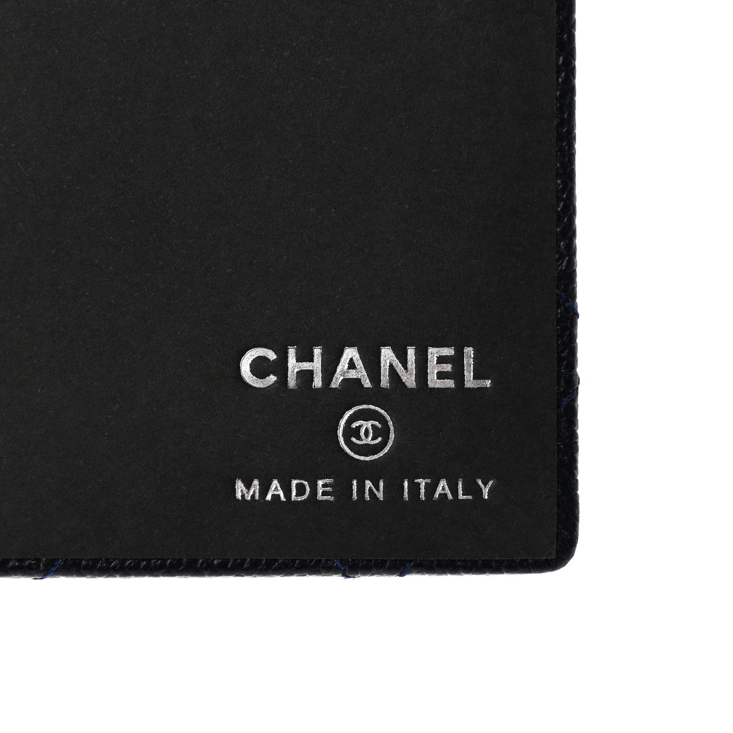 Chanel Caviar Quilted Notebook Navy Blue 6 of 9